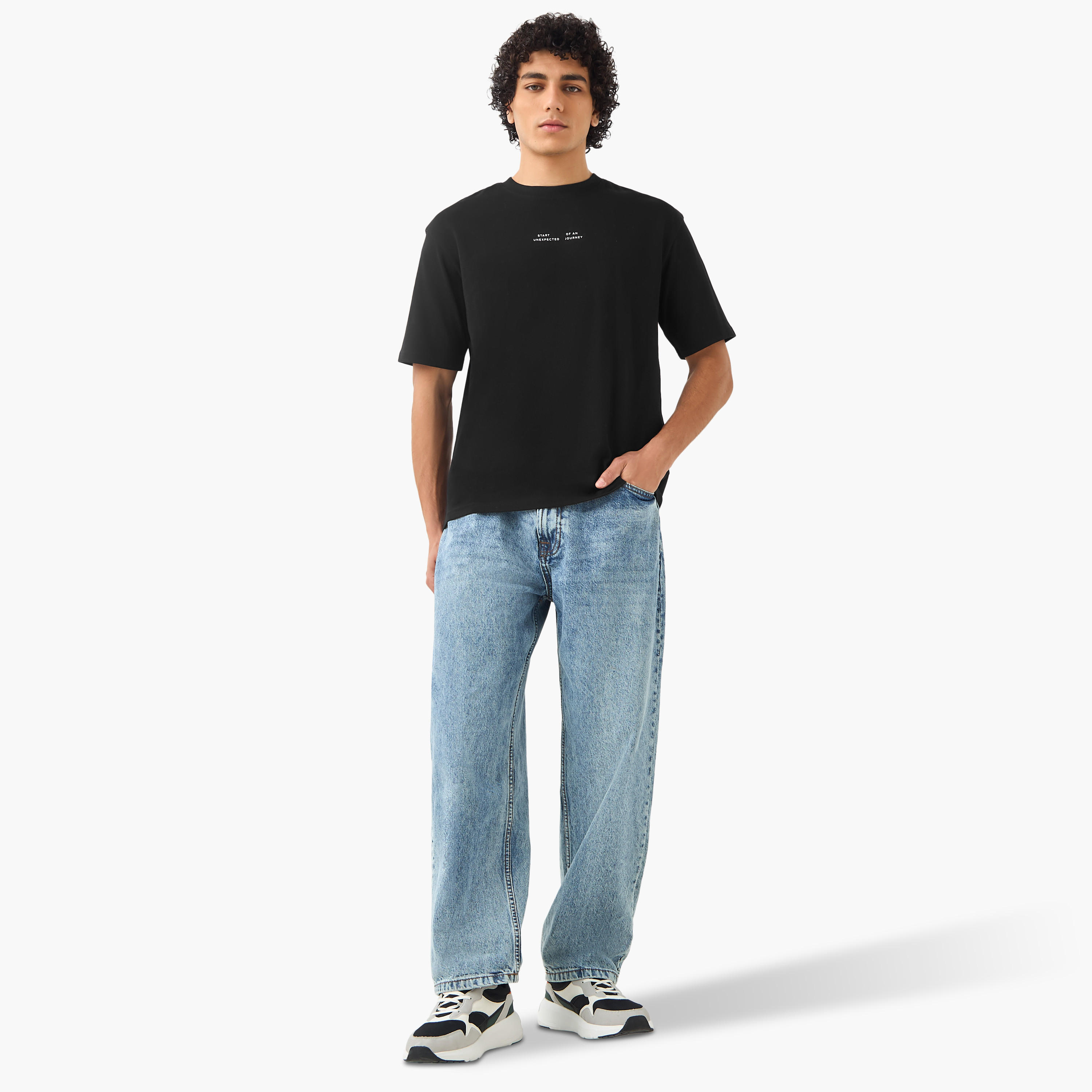 Men Regular Fit Crew Neck Short Sleeves Printed T-shirt-PROMO_SP_AE_2FOR59_110625-image-2