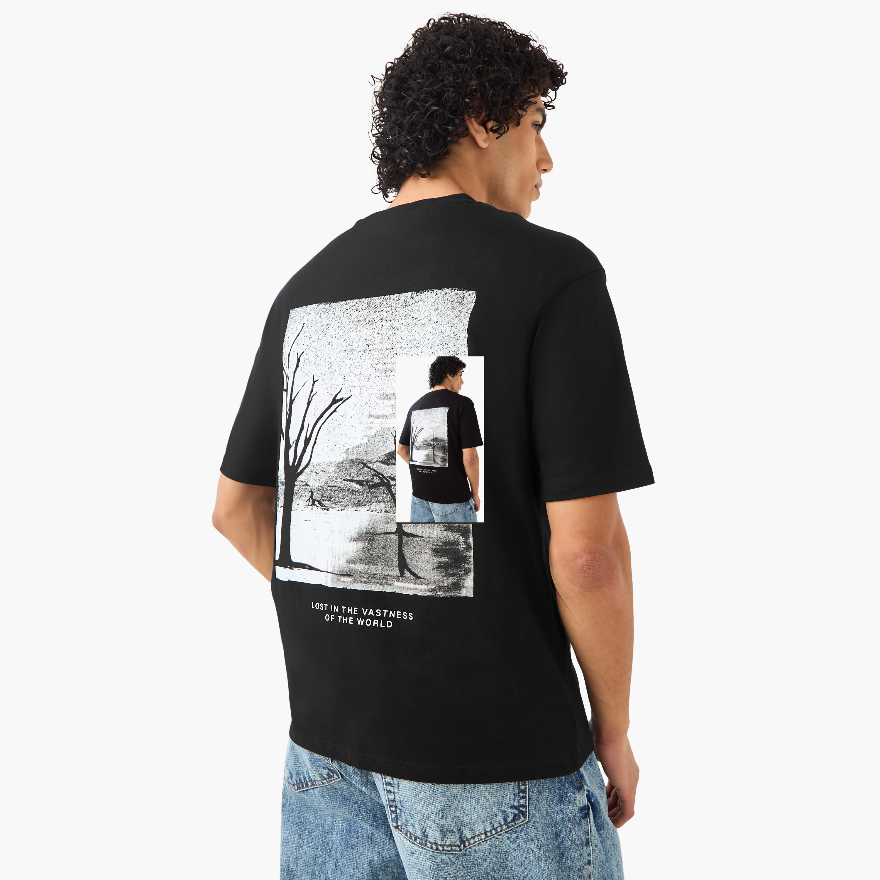 Men Regular Fit Crew Neck Short Sleeves Printed T-shirt-PROMO_SP_AE_2FOR59_110625-image-3