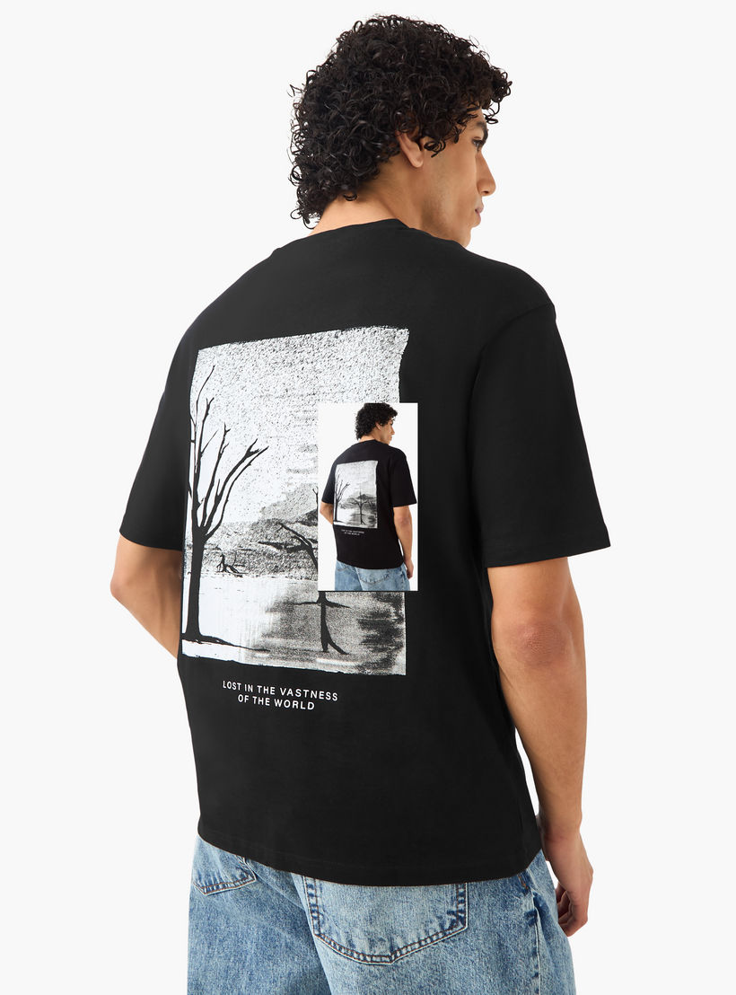 Men Regular Fit Crew Neck Short Sleeves Printed T-shirt-PROMO_SP_AE_2FOR59_110625-image-3