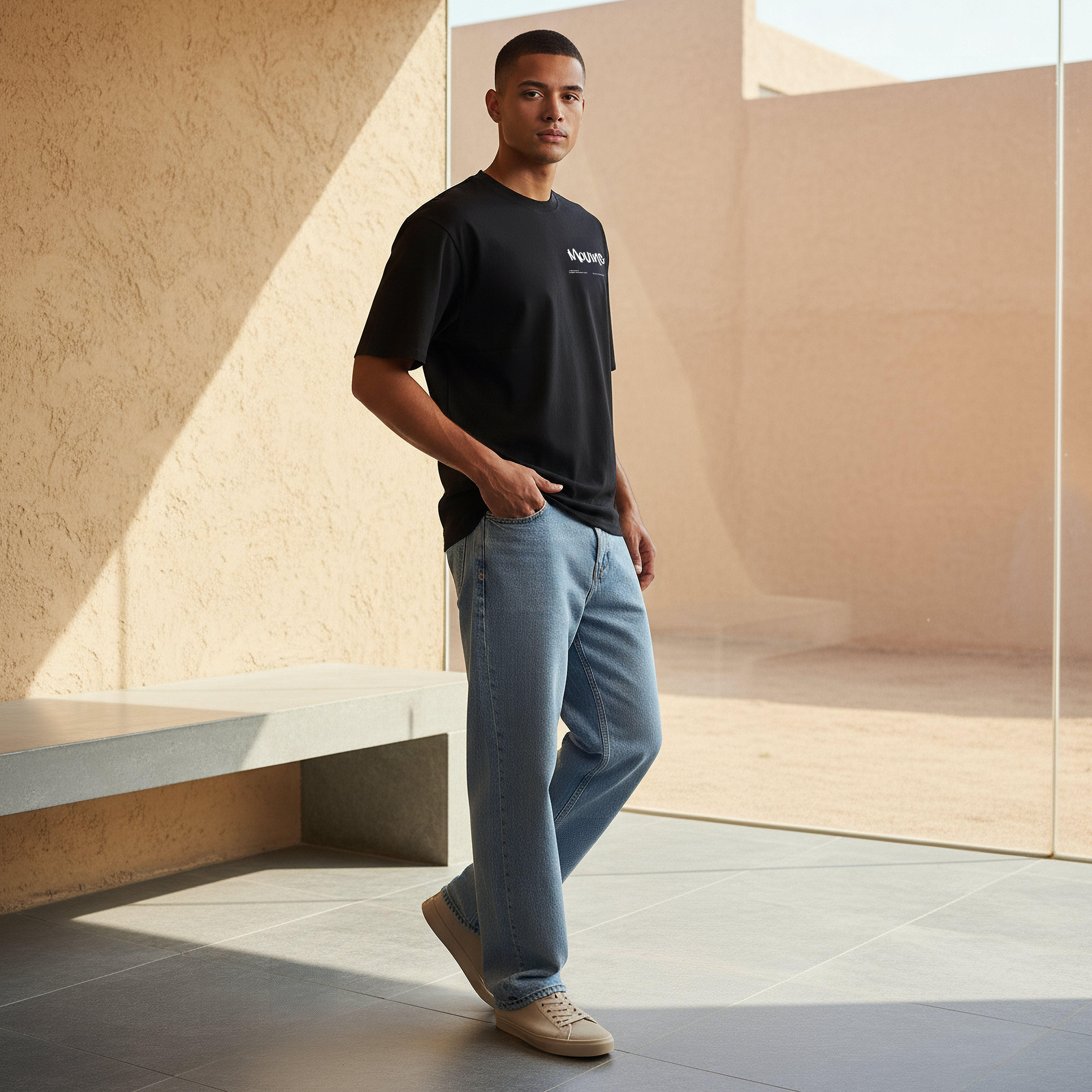 Men Regular Fit Crew Neck Short Sleeves Printed T-shirt-men-clothing-tshirtsandpolos-tshirts-image-2