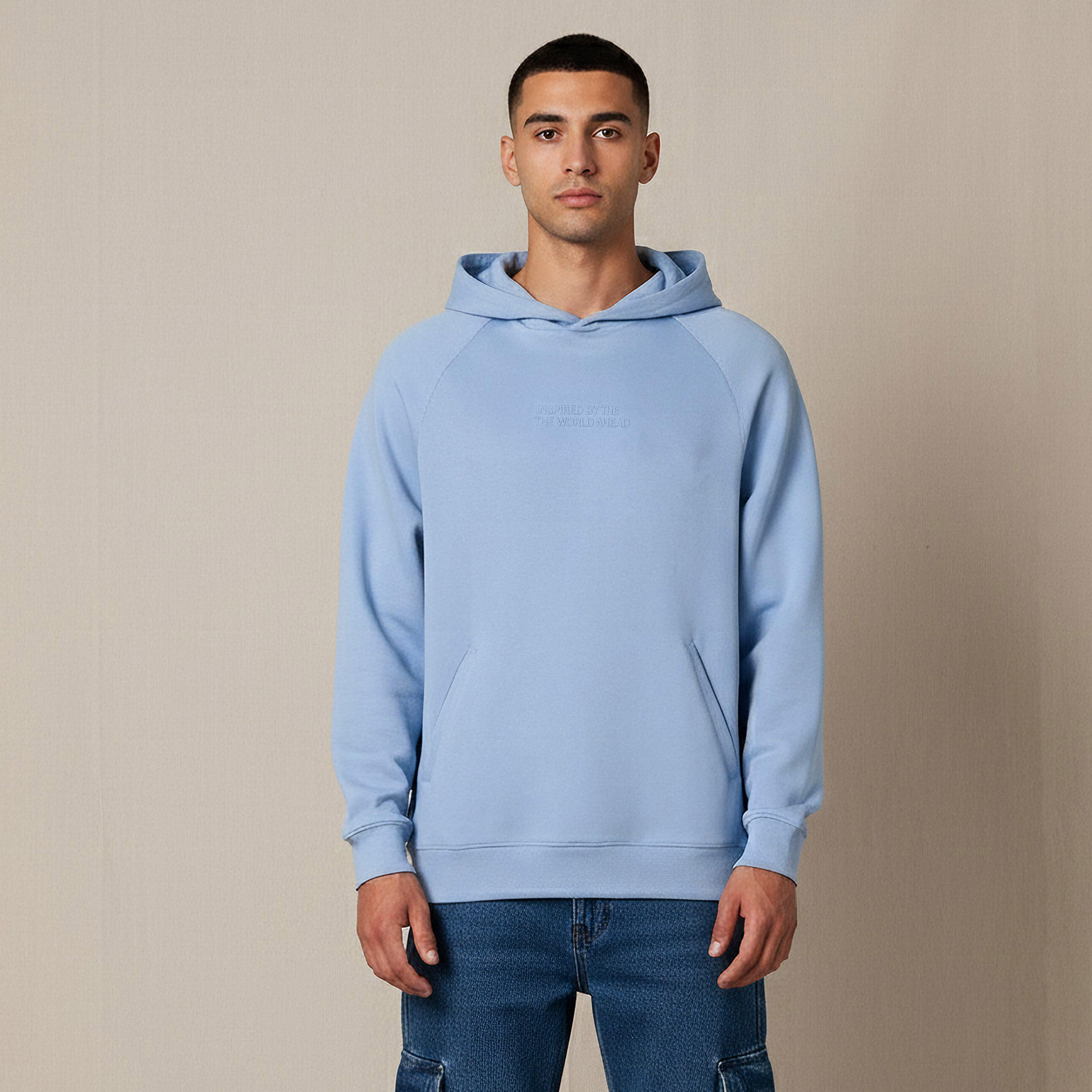Men Tonal Print Hoodie-men-winterwear-hoodiesandsweatshirts-image-1