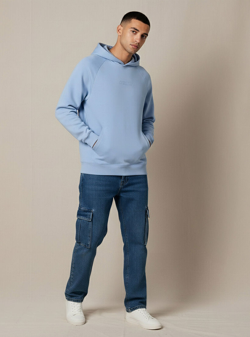 Men Tonal Print Hoodie-men-winterwear-hoodiesandsweatshirts-image-2