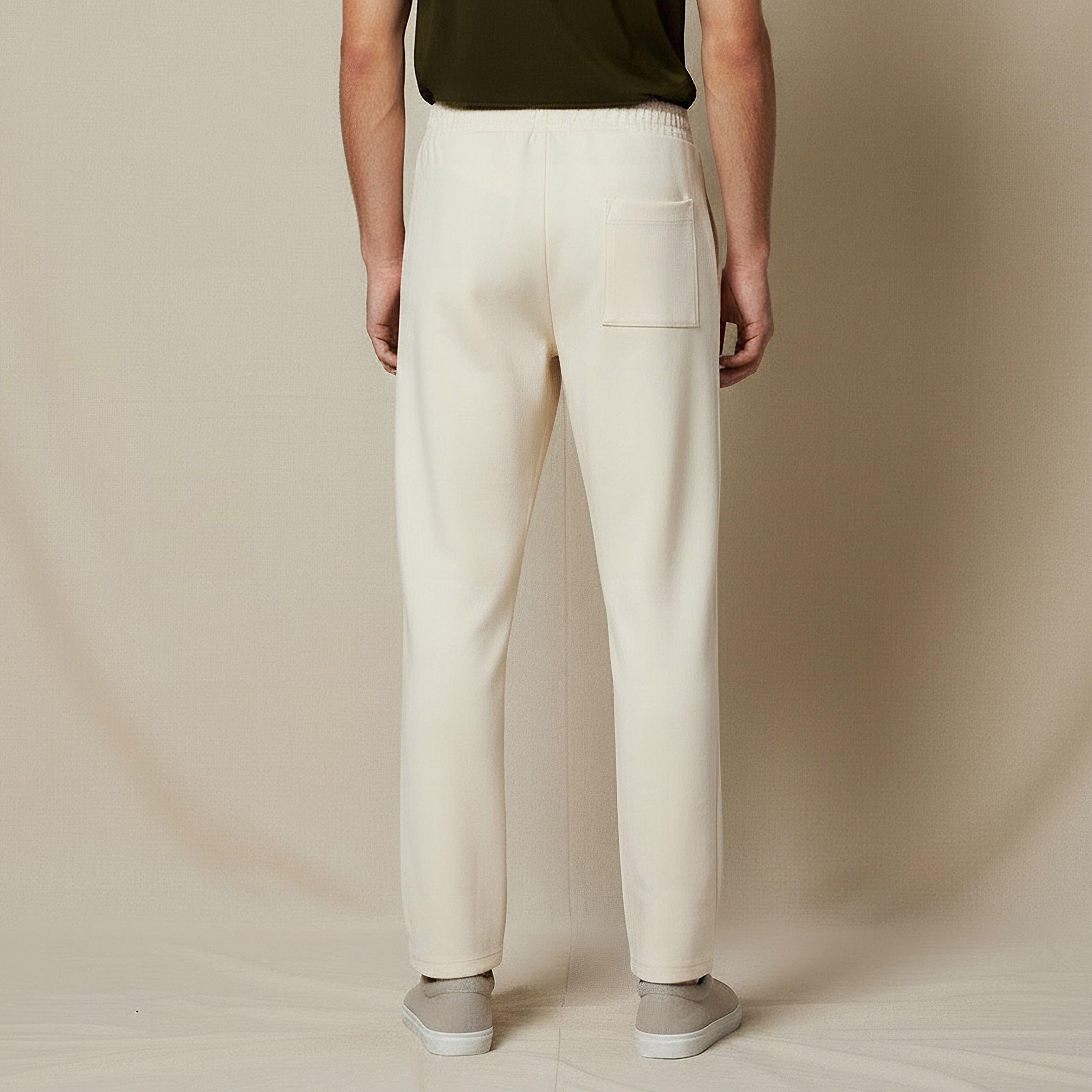 Men Straight Fit Track Pants with Pockets-men-clothing-bottoms-joggers-image-3