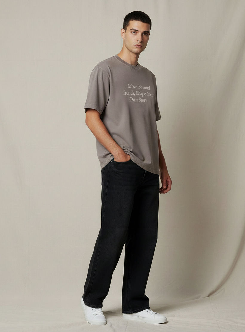 Men Regular Fit Crew Neck Short Sleeves Graphic T-shirt-men-clothing-tshirtsandpolos-tshirts-image-2