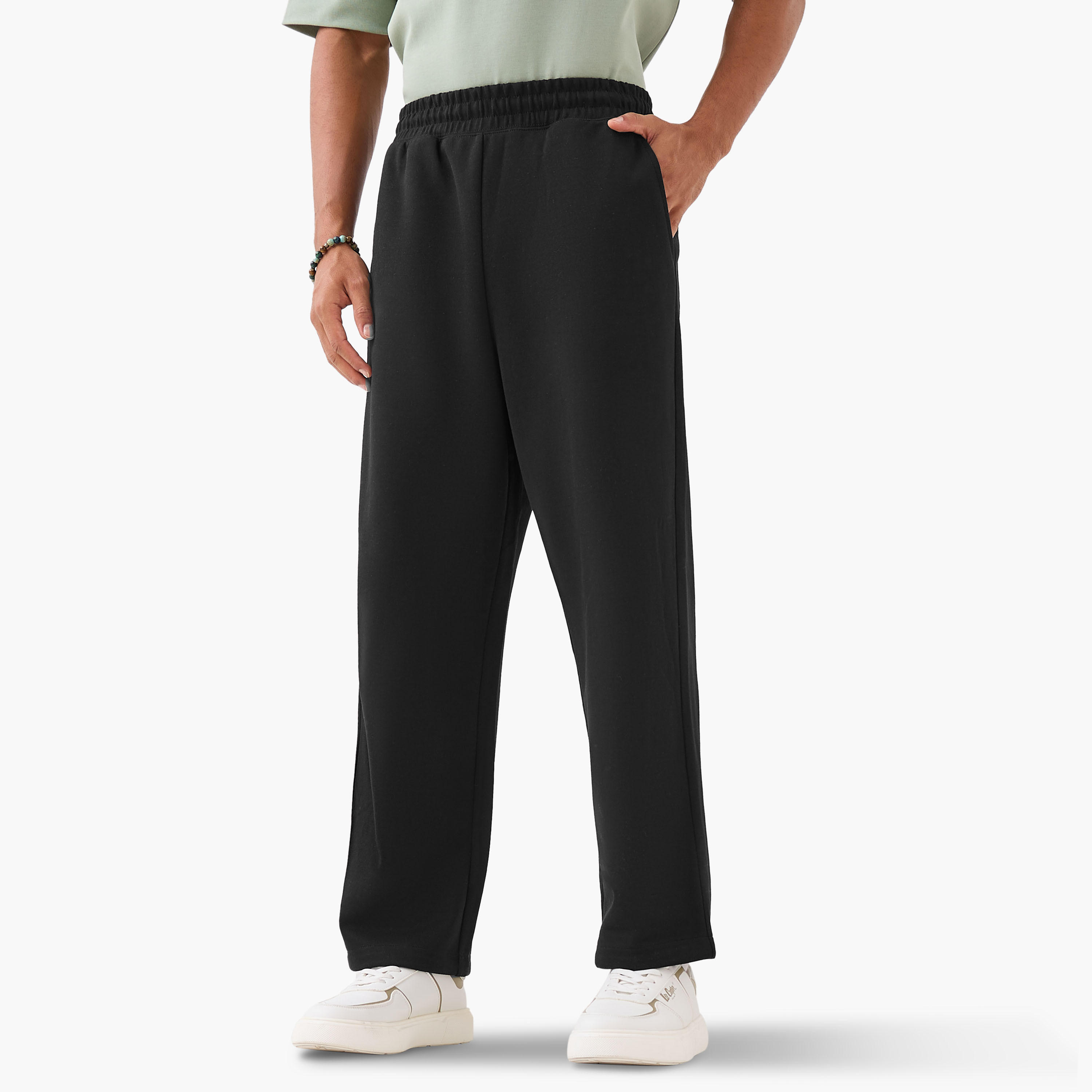 Men Open Hem Interlock Joggers-men-clothing-bottoms-joggers-image-2