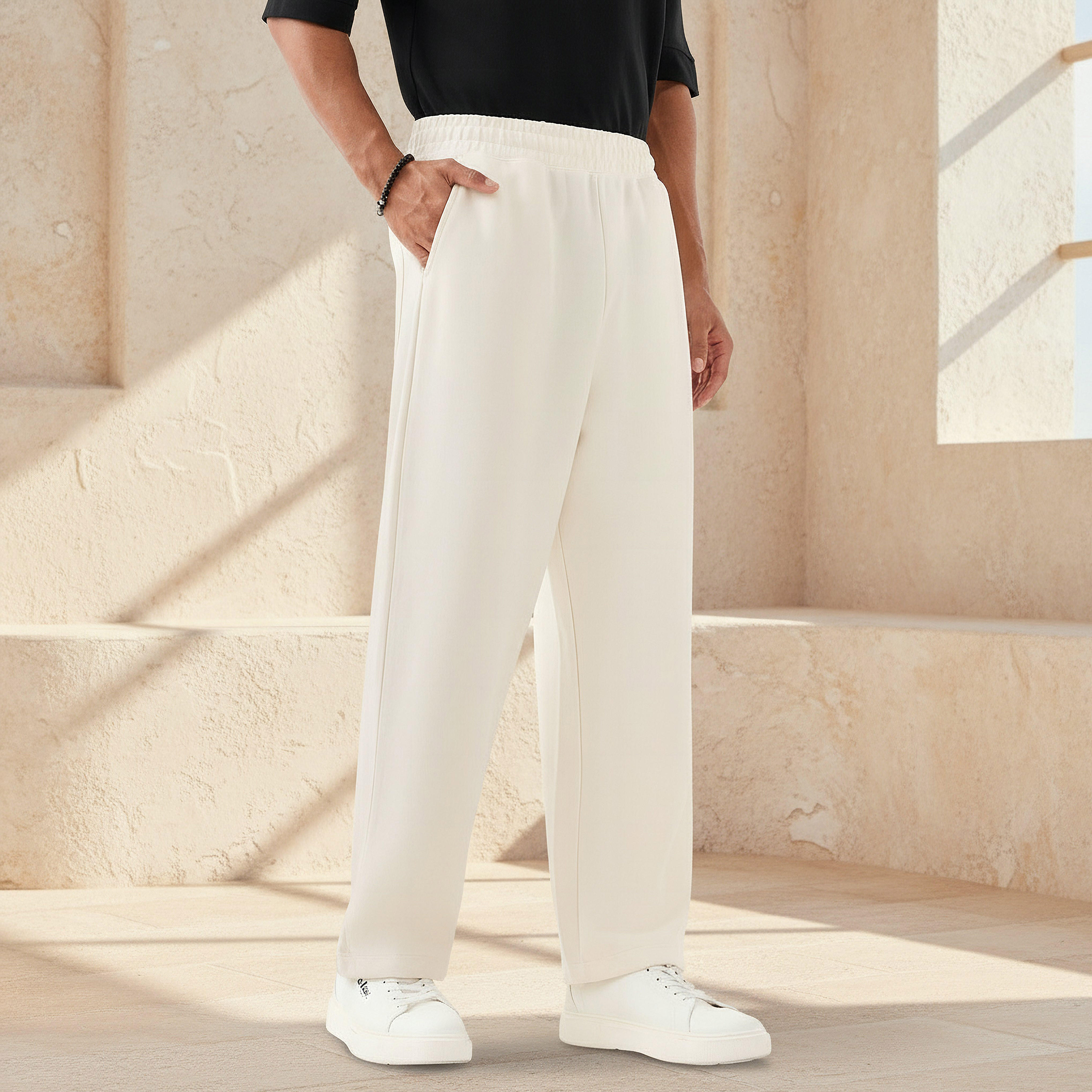 Men Open Hem Interlock Joggers-men-clothing-bottoms-joggers-image-1