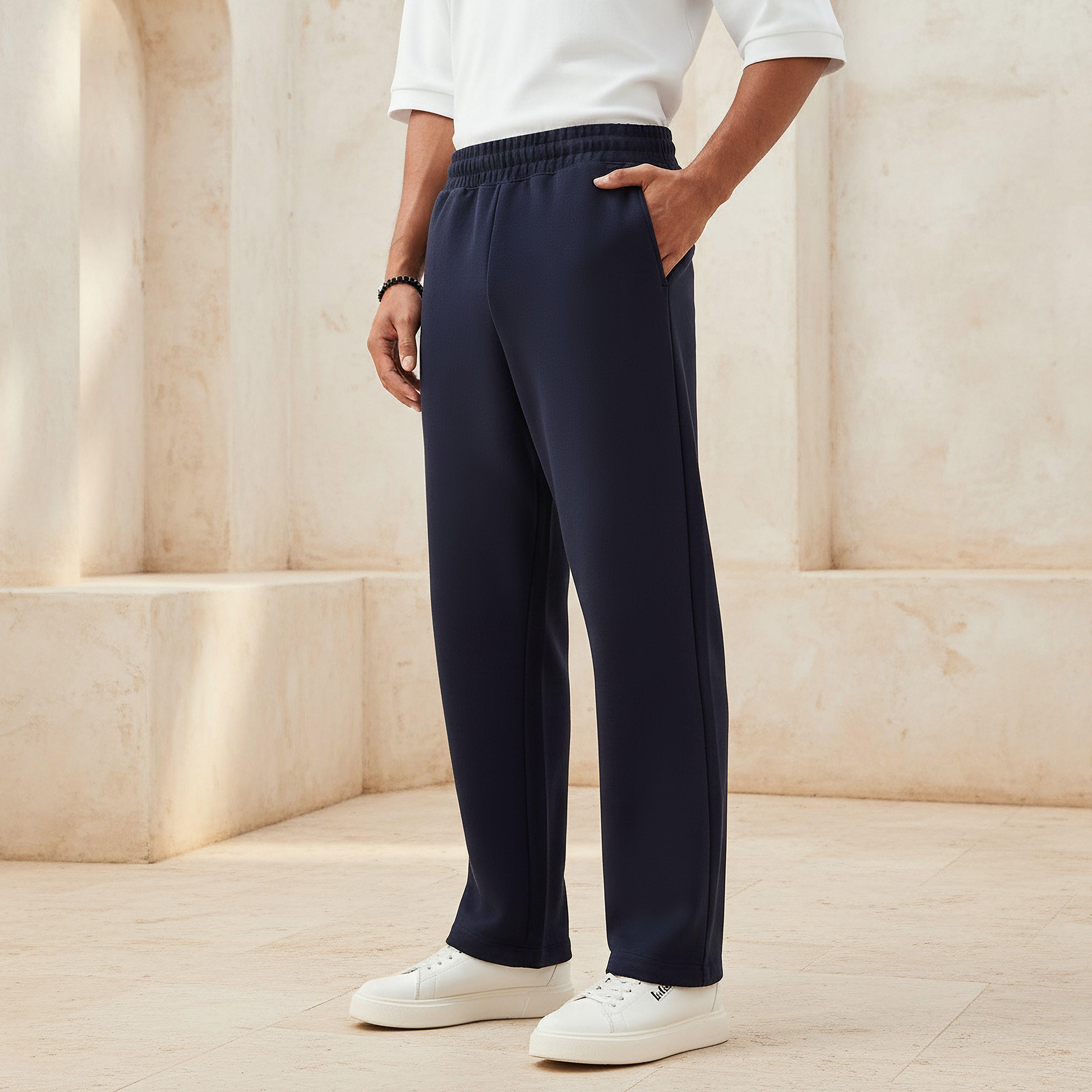 Men Open Hem Interlock Joggers-men-clothing-bottoms-joggers-image-1