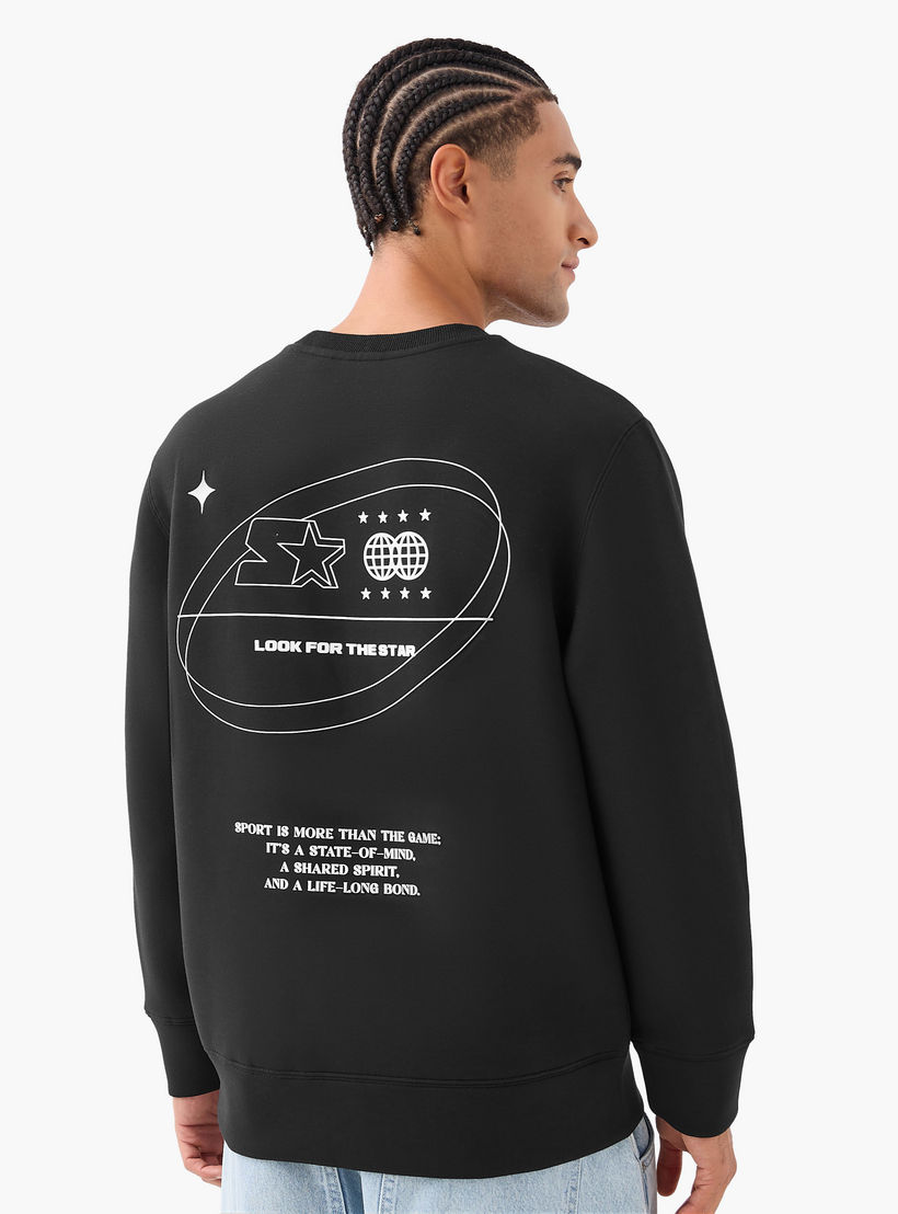 Starter Men Regular Fit Logo Print Sweatshirt-men-winterwear-hoodiesandsweatshirts-image-6