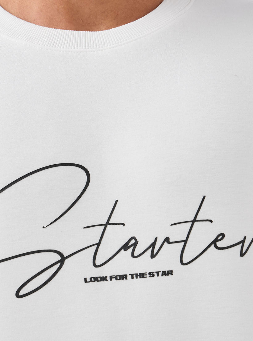 Starter Men Regular Fit Logo Print Sweatshirt-men-winterwear-hoodiesandsweatshirts-image-7
