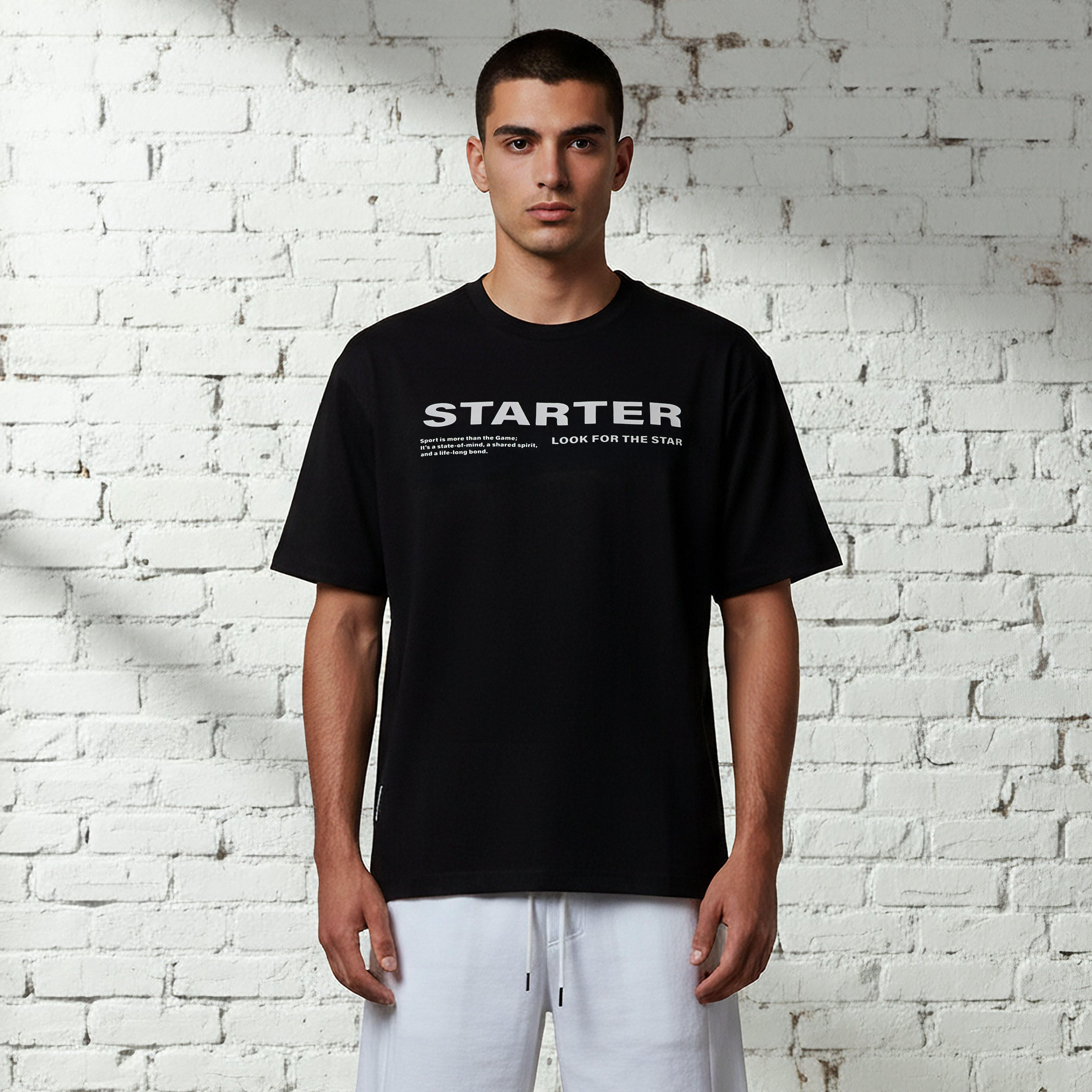 Starter Men Regular Fit Round Neck Short Sleeves Printed T-shirt-men-clothing-tshirtsandpolos-tshirts-image-1