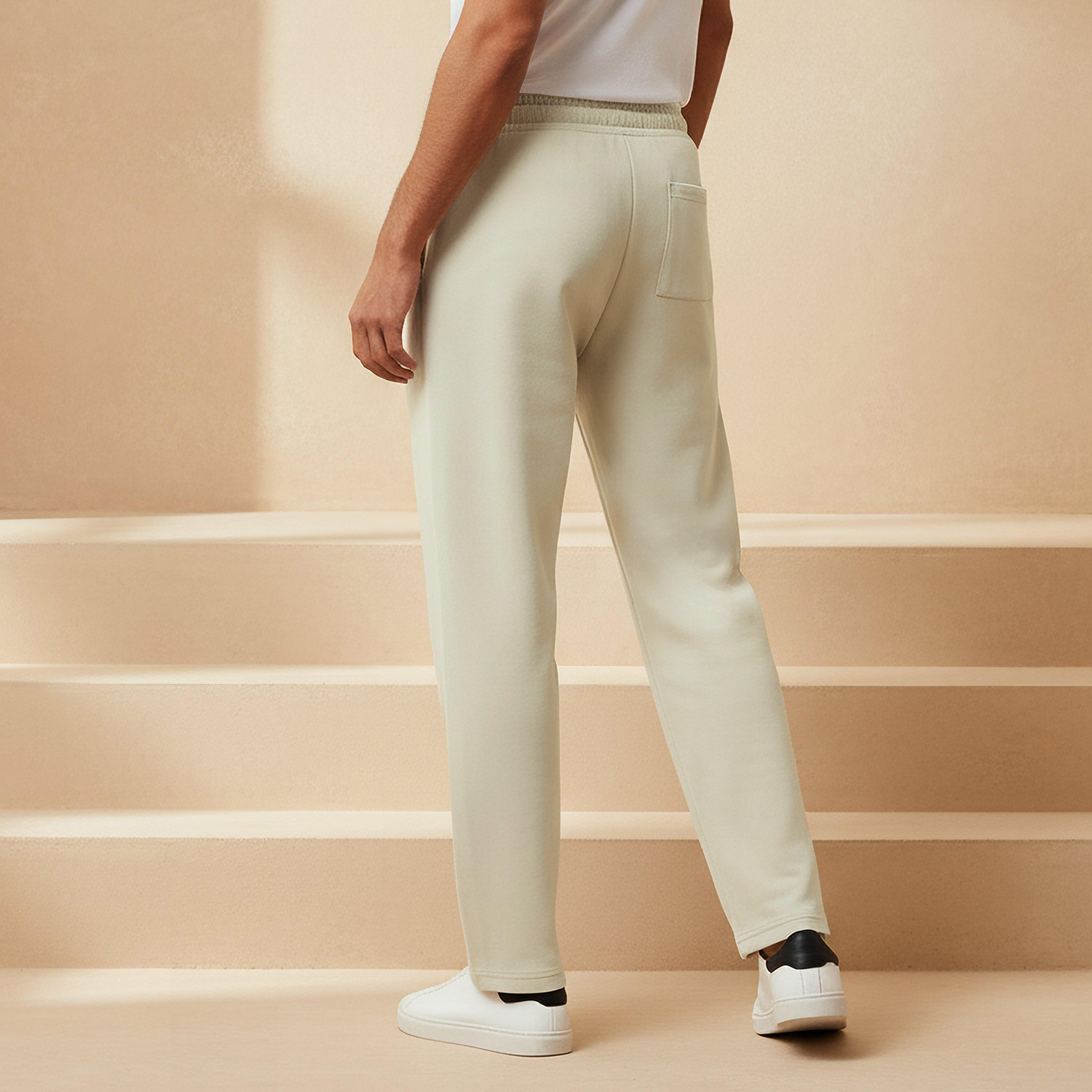 بنطلون رياضي بقصة مستقيمة وجيوب للرجال-men-clothing-bottoms-joggers-image-3