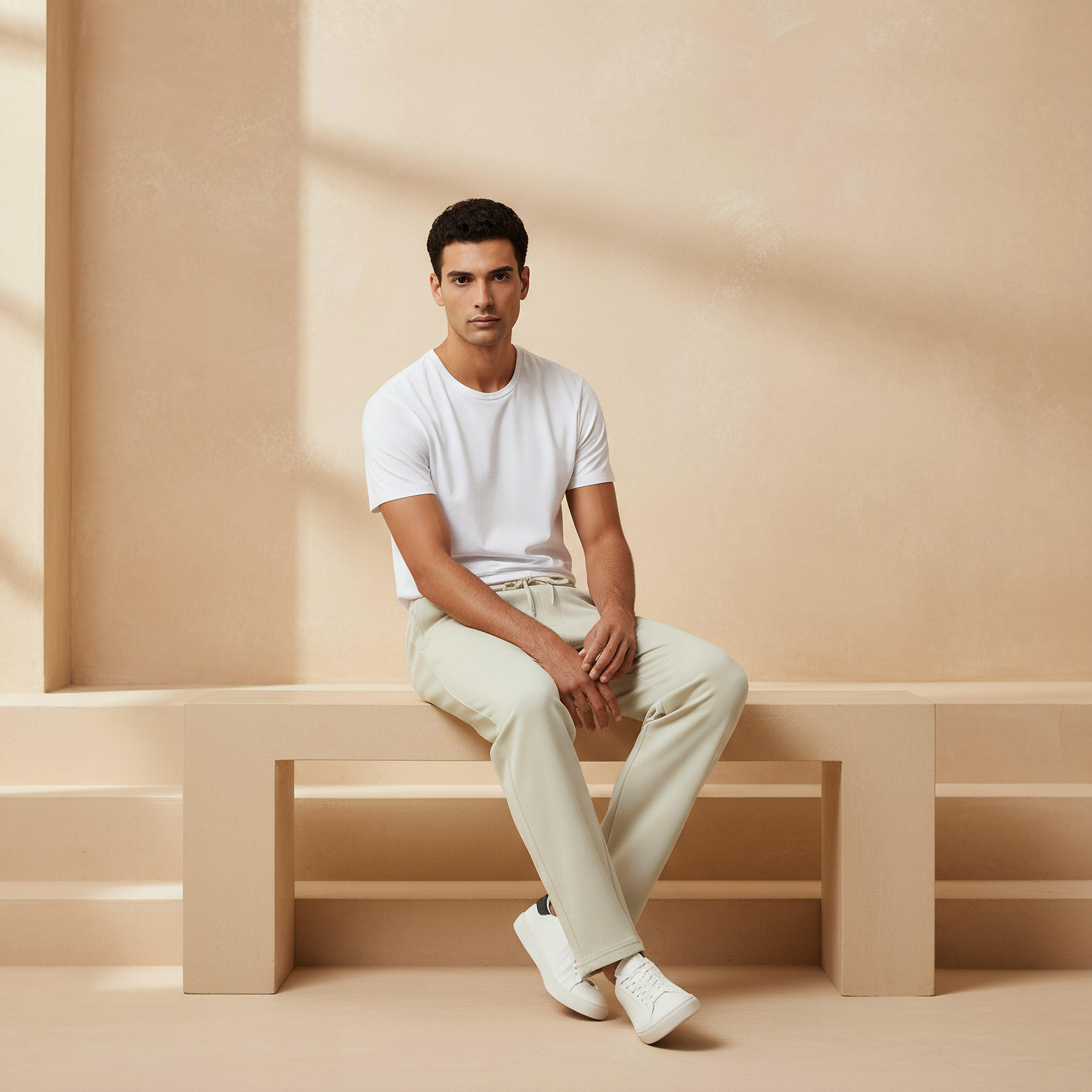 Men Regular Fit Joggers with Pockets-men-clothing-bottoms-joggers-image-5