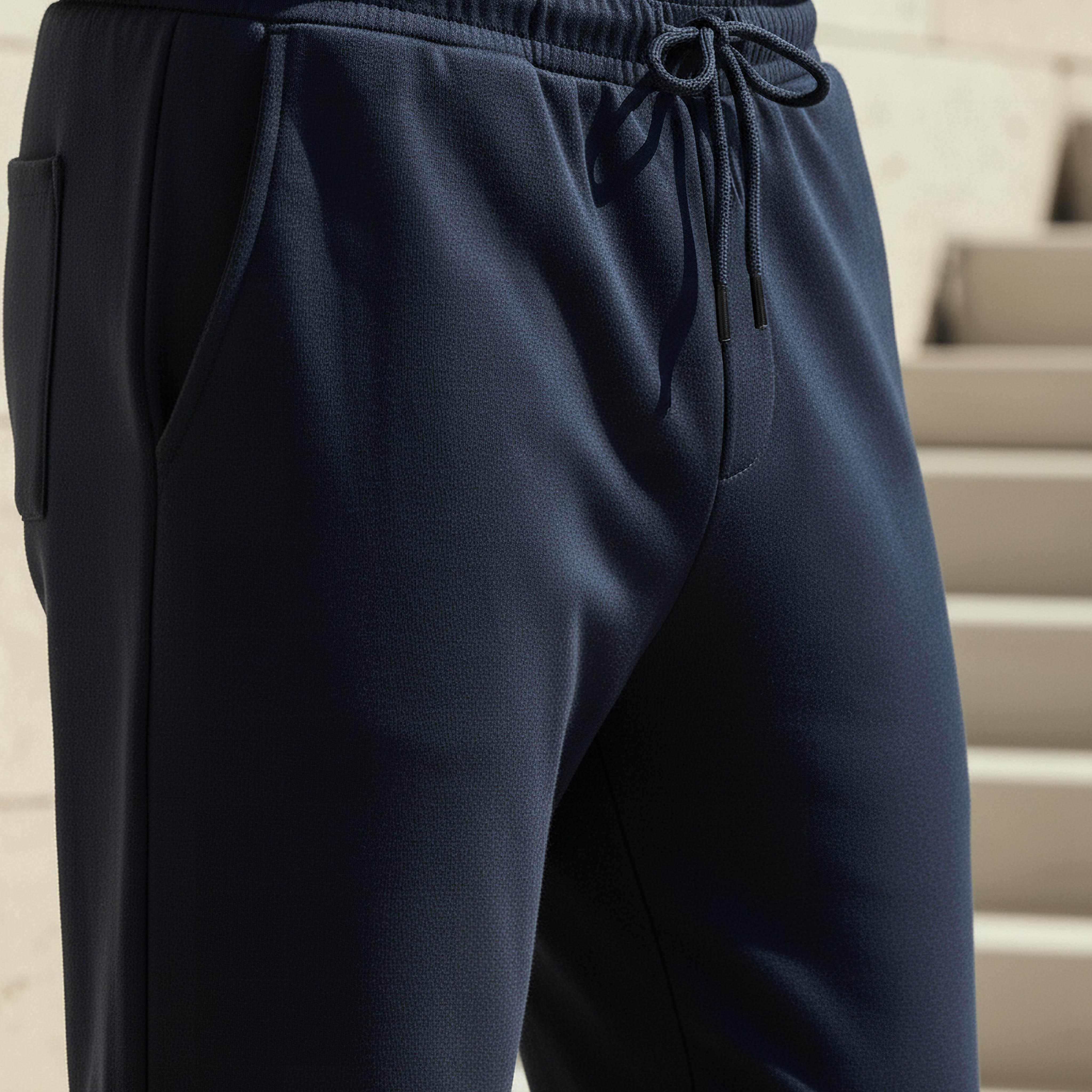 Men Regular Fit Joggers with Pockets-men-clothing-bottoms-joggers-image-4