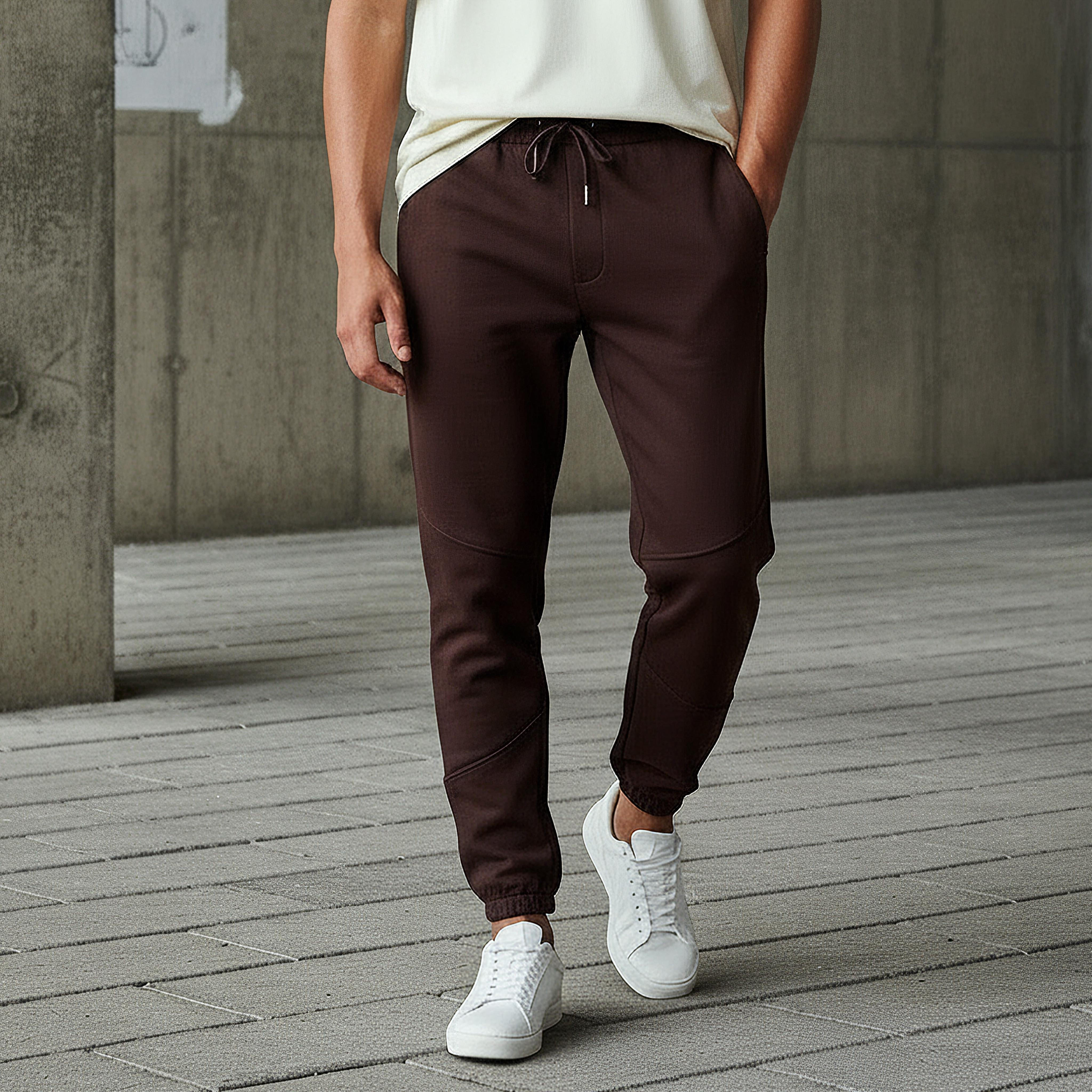 Men Relaxed Fit Joggers with Panel Detail-PROMO_SP_KW_2FOR8_110625-image-2