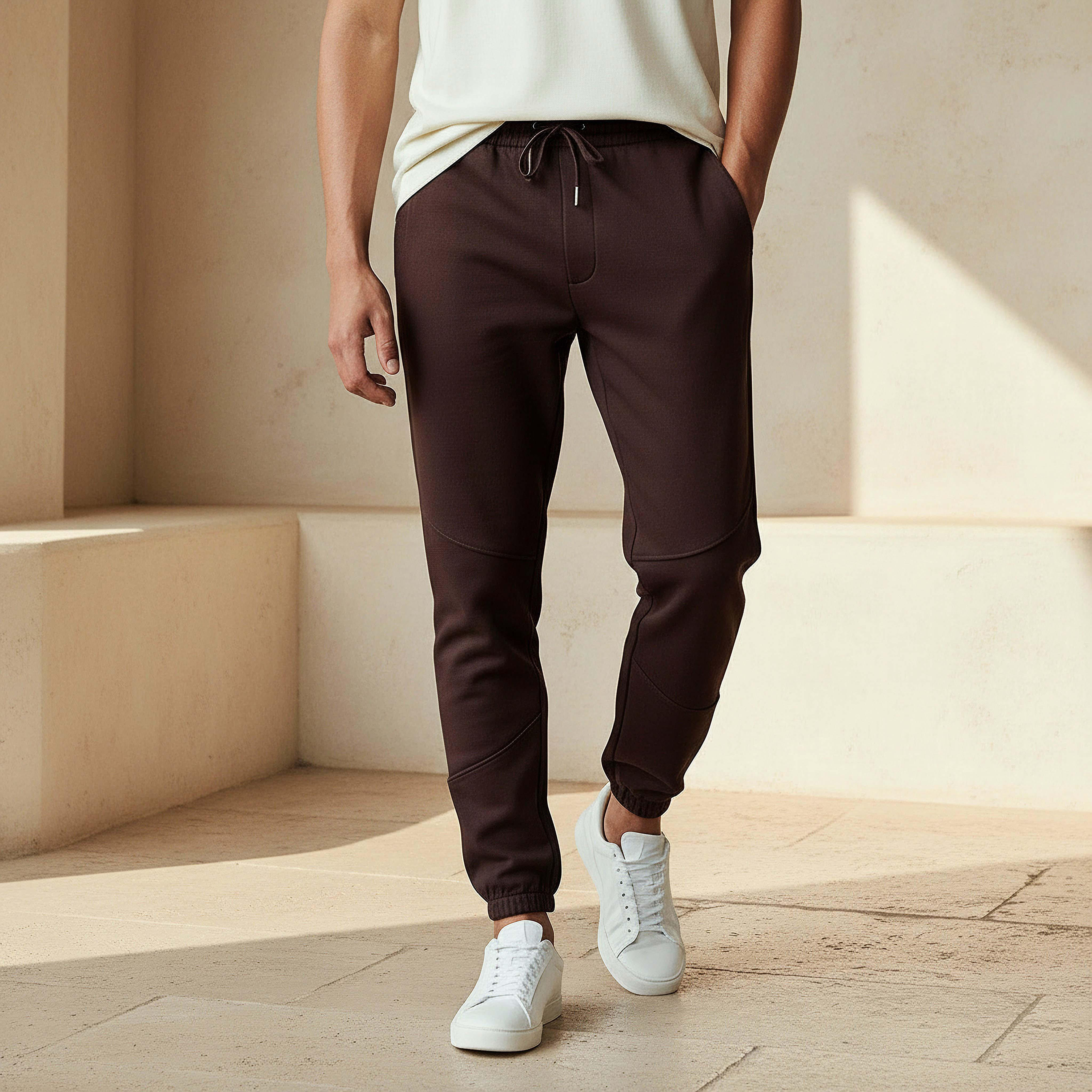 Men Relaxed Fit Joggers with Panel Detail-PROMO_SP_KW_2FOR8_110625-image-1