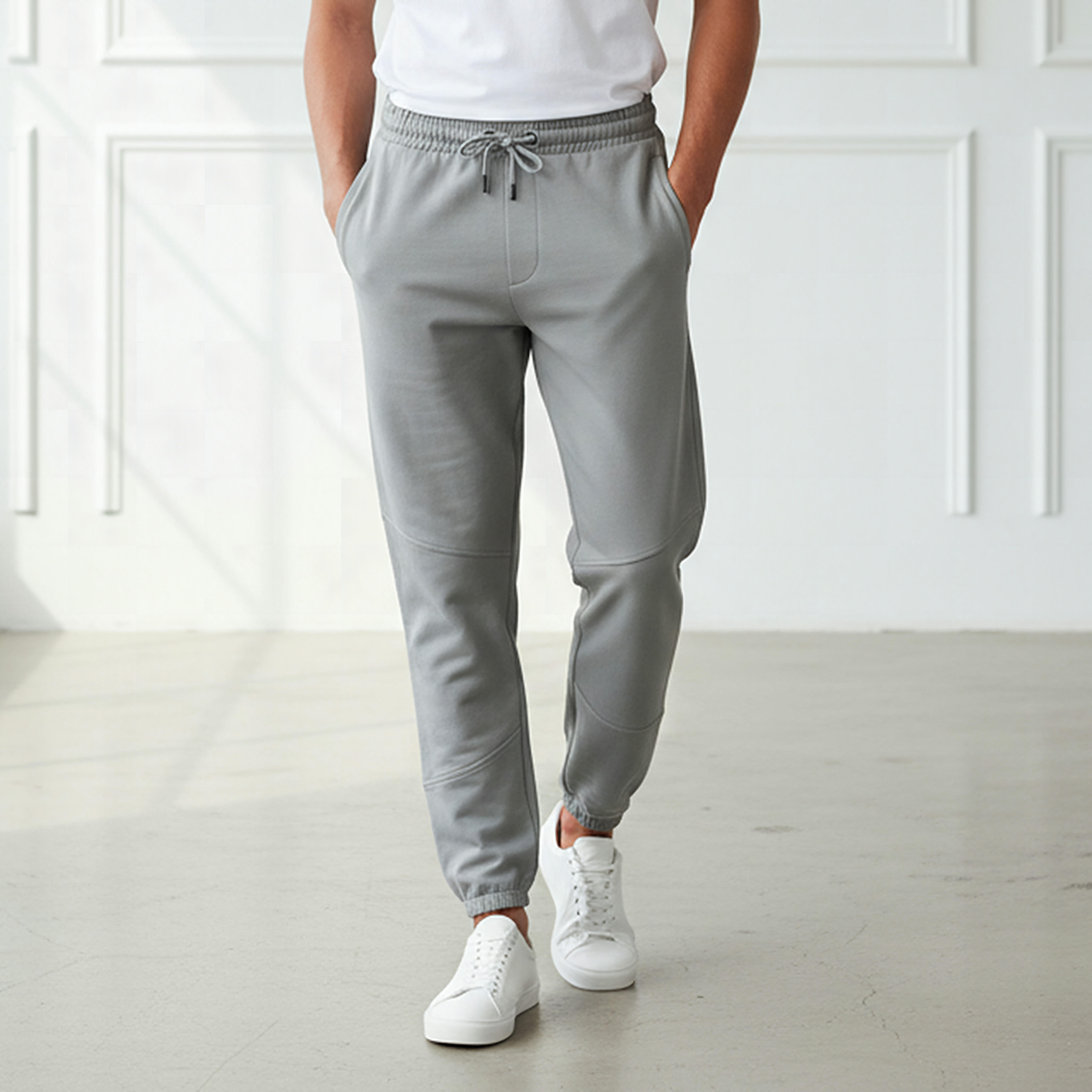 Men Relaxed Fit Joggers with Panel Detail-PROMO_SP_SA_2FOR99_110625-image-1