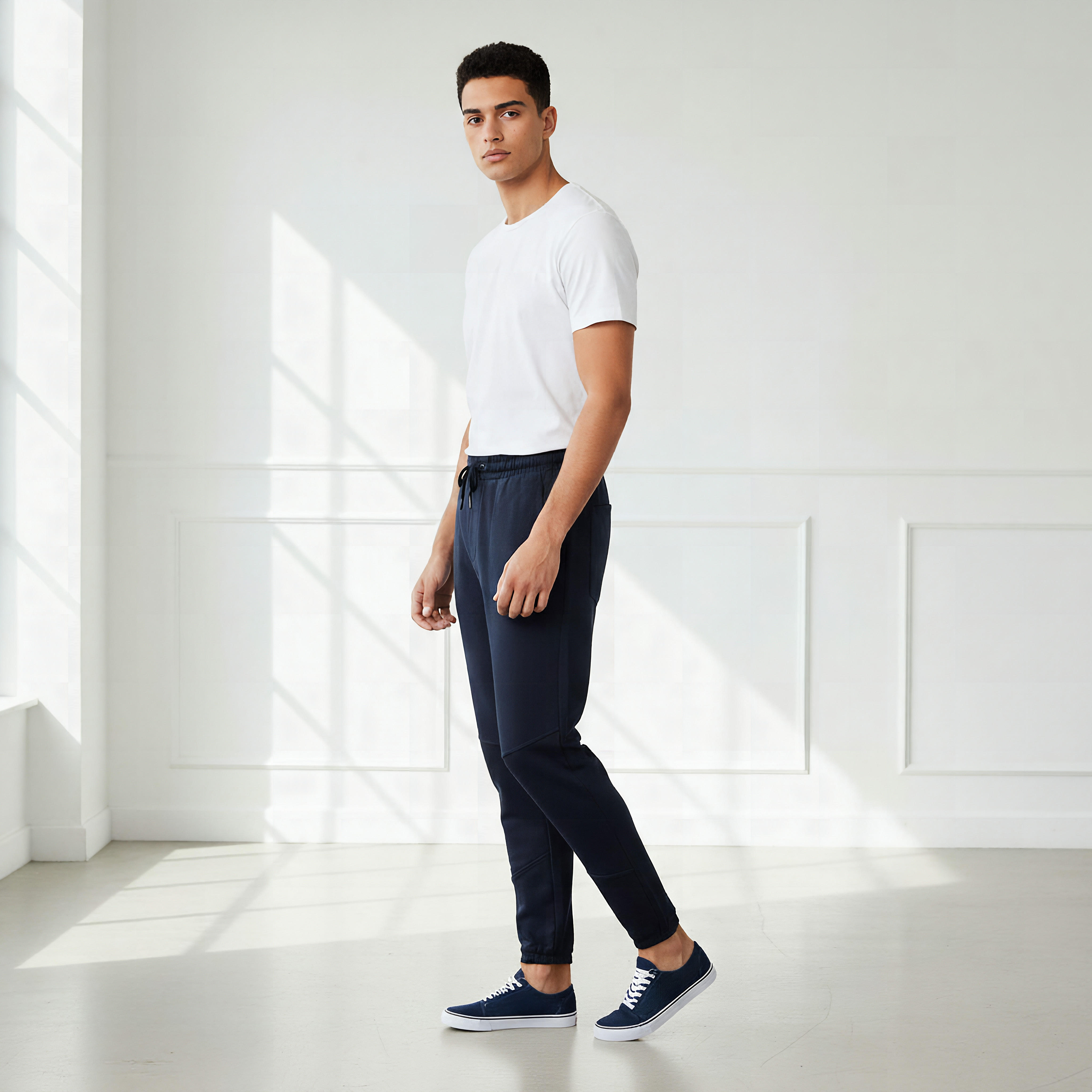 Men Relaxed Fit Joggers with Panel Detail-PROMO_SP_KW_2FOR8_110625-image-2
