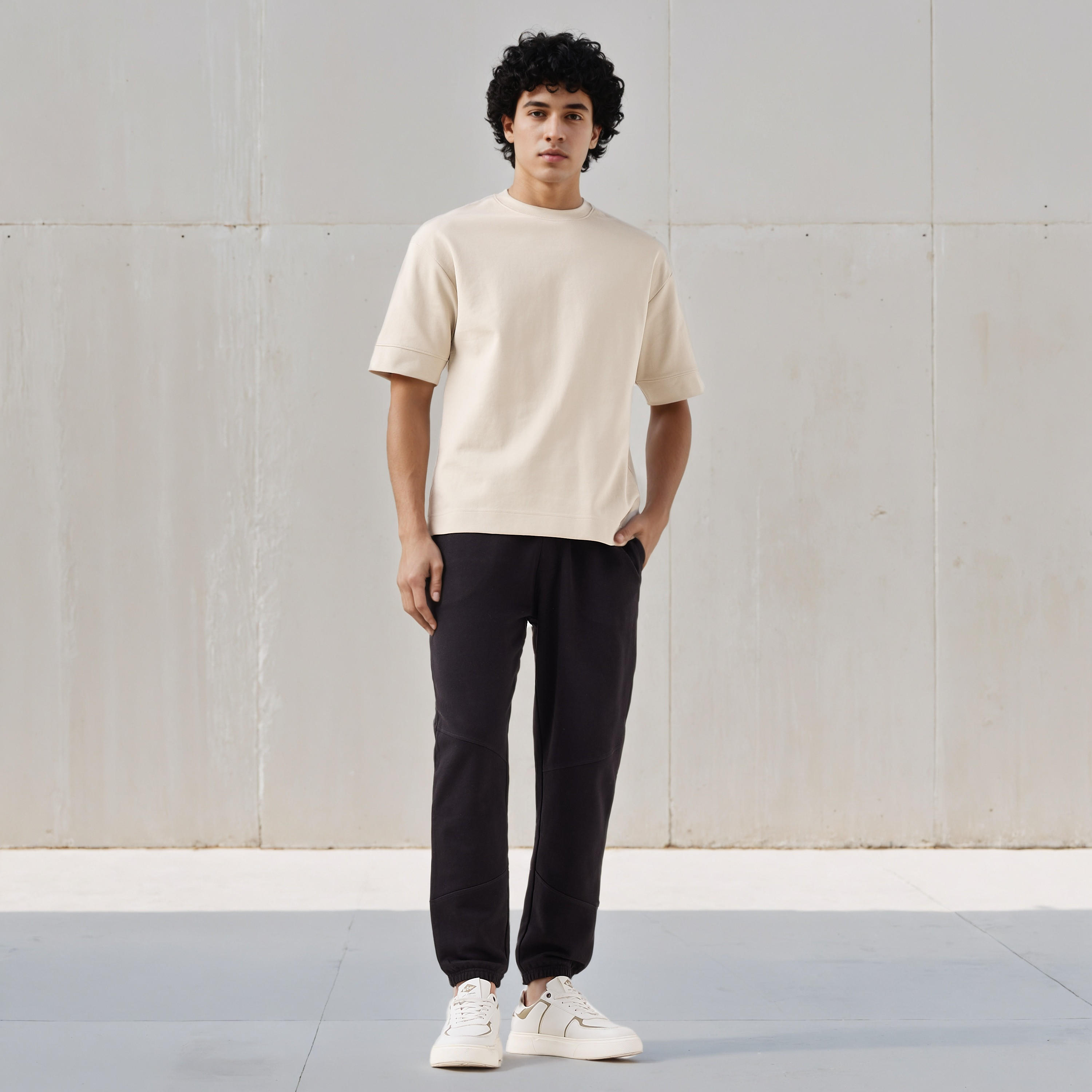 Men Crew Neck Short Sleeves Boxy T-shirt-men-clothing-tshirtsandpolos-tshirts-image-2