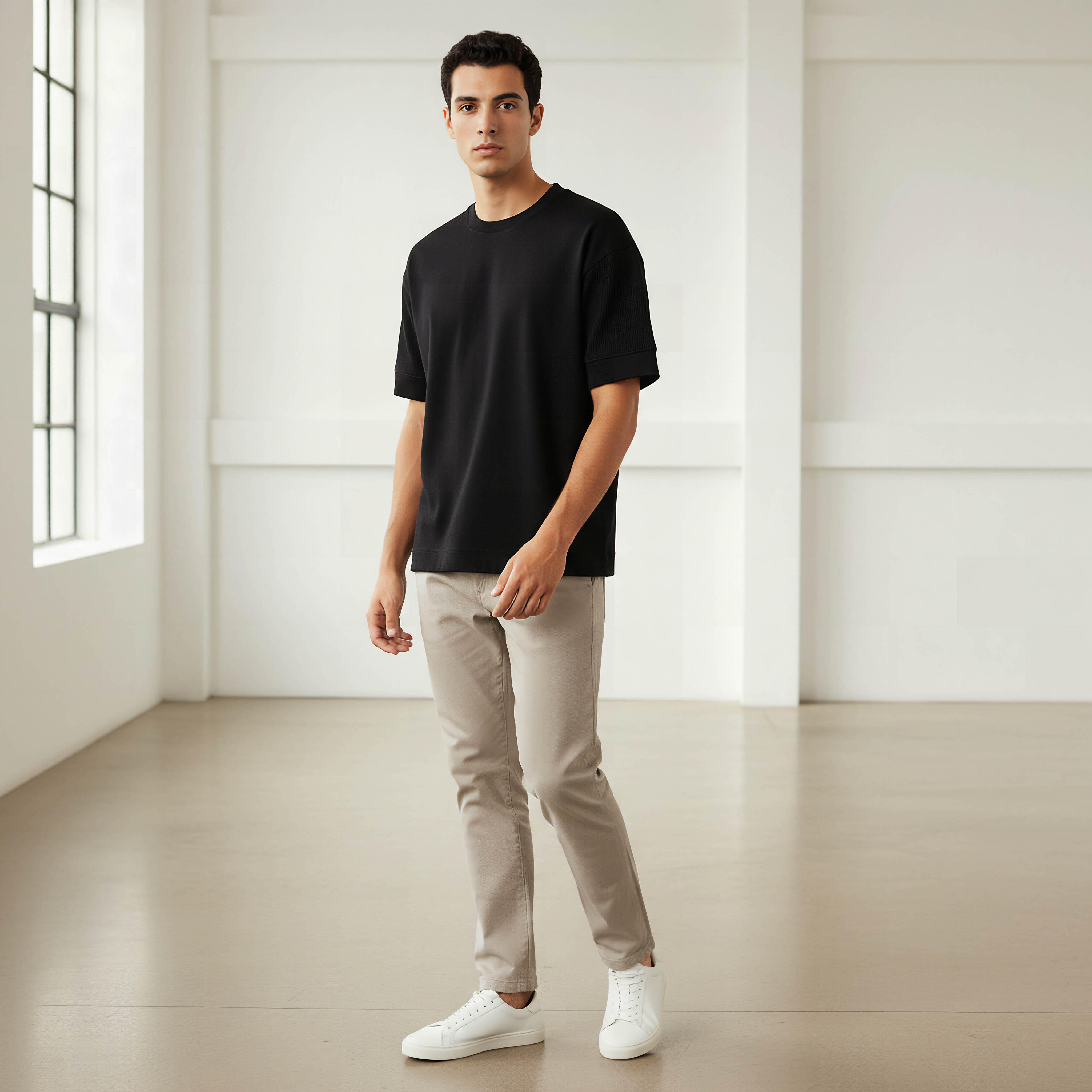 Men Crew Neck Short Sleeves Boxy T-shirt-men-clothing-tshirtsandpolos-tshirts-image-2
