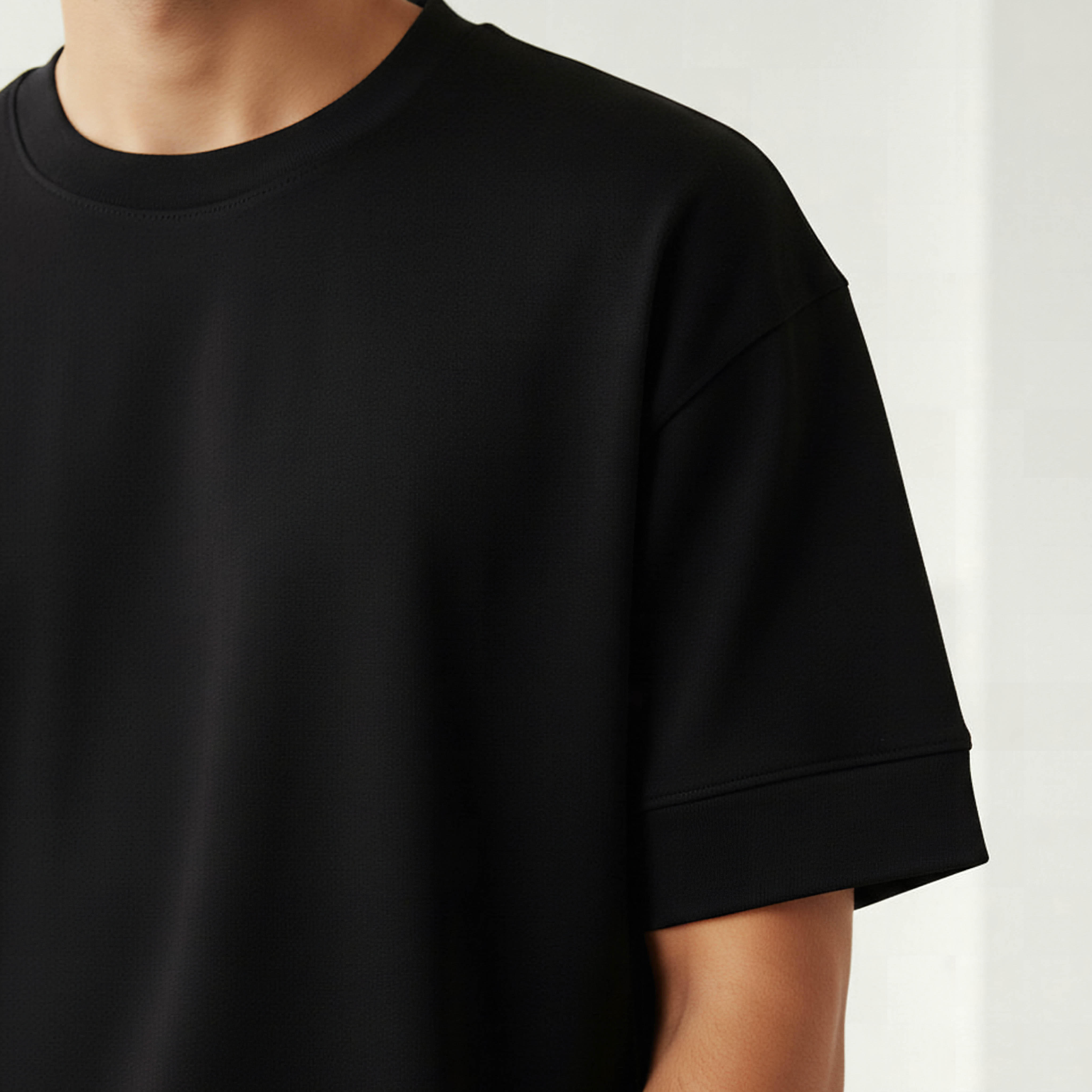 Men Crew Neck Short Sleeves Boxy T-shirt-men-clothing-tshirtsandpolos-tshirts-image-4