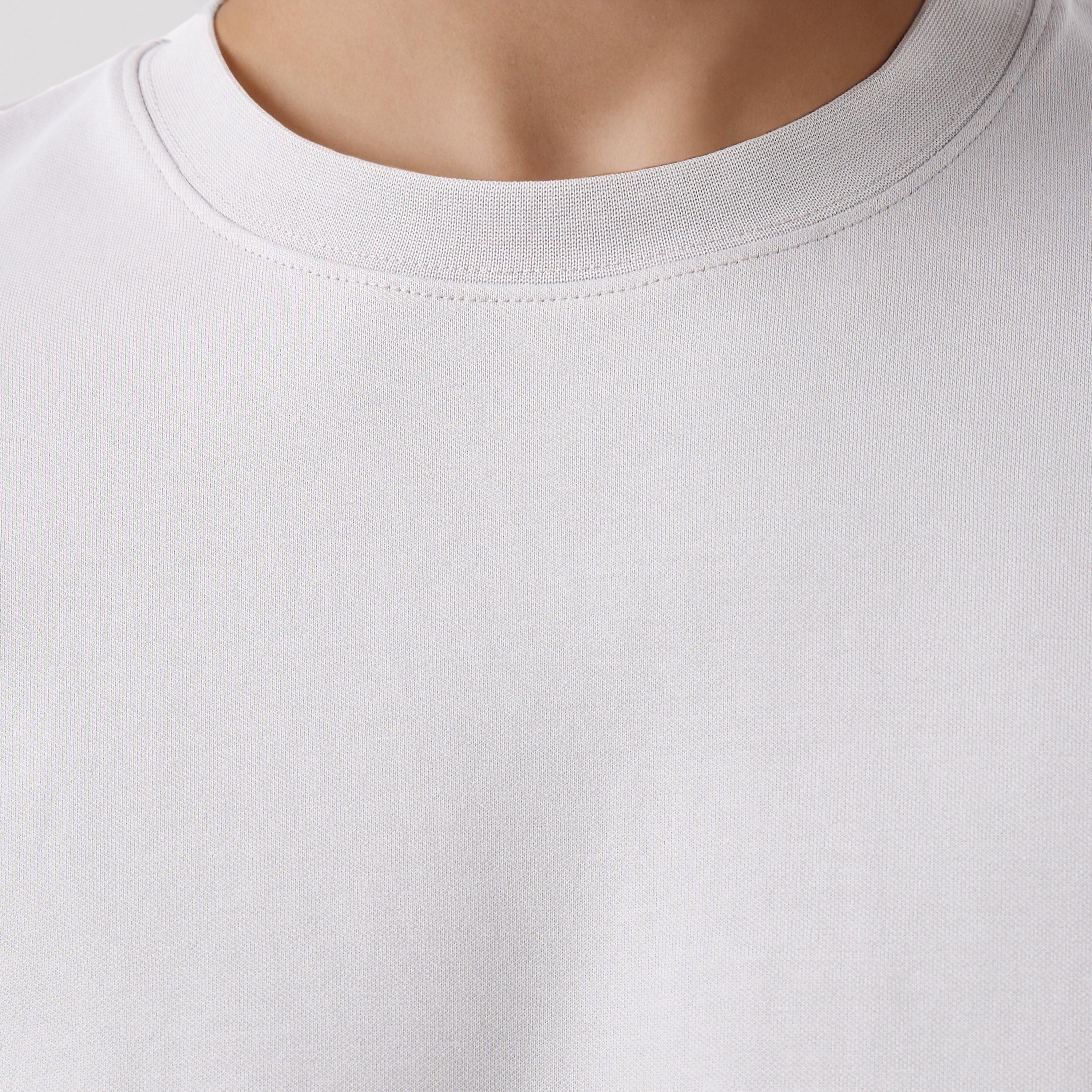 تيشيرت بوكسي رجالي بياقة ضيقة وأكمام قصيرة-men-clothing-tshirtsandpolos-tshirts-image-1