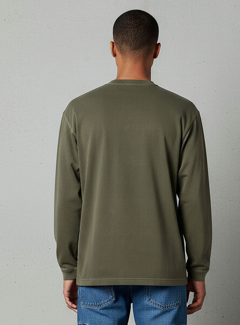 Men Regular Fit Crew Neck Long Sleeve Chest Pocket T-shirt-men-clothing-tshirtsandpolos-tshirts-image-5