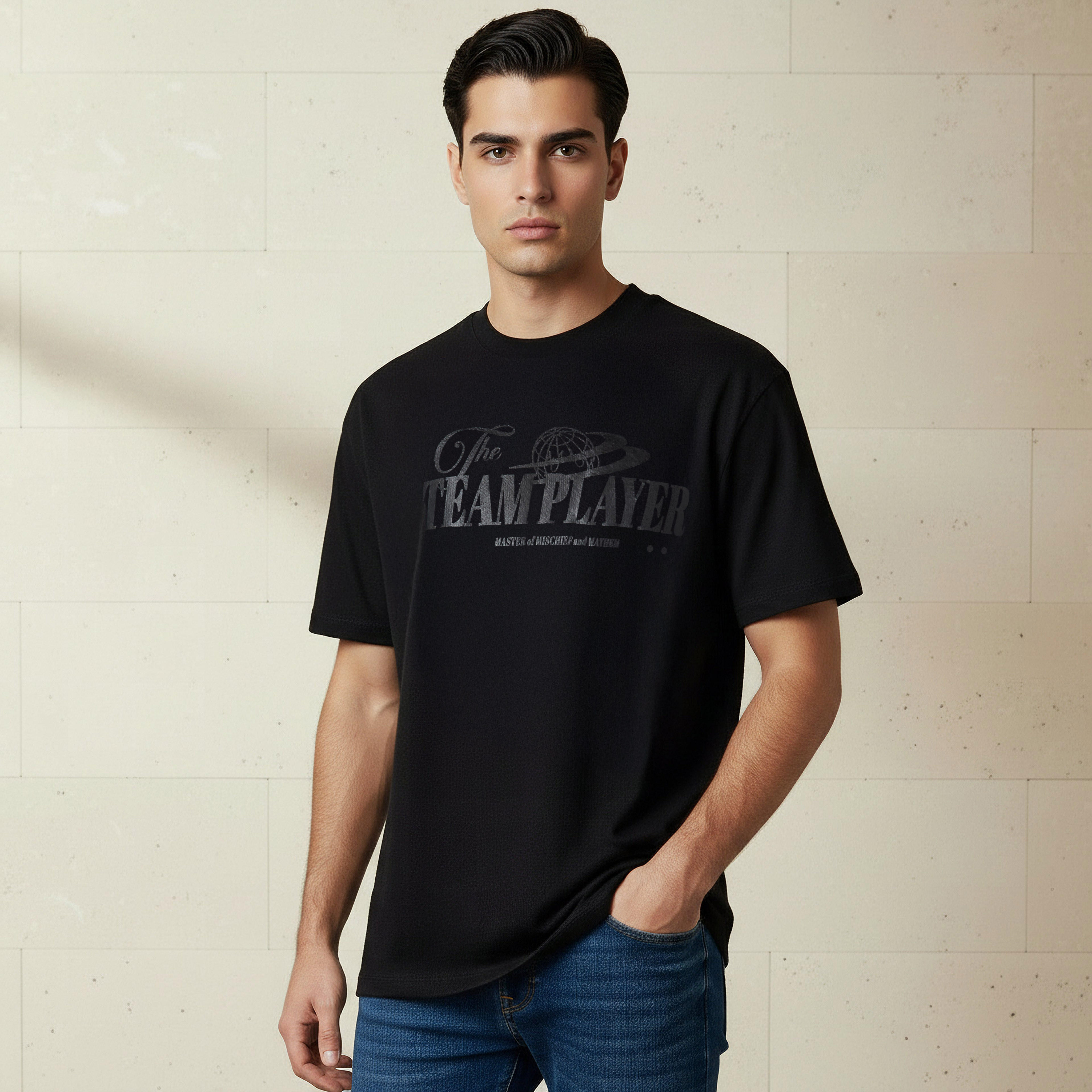 Men Regular Fit Crew Neck Short Sleeve Graphic T-shirt-men-clothing-tshirtsandpolos-tshirts-image-1