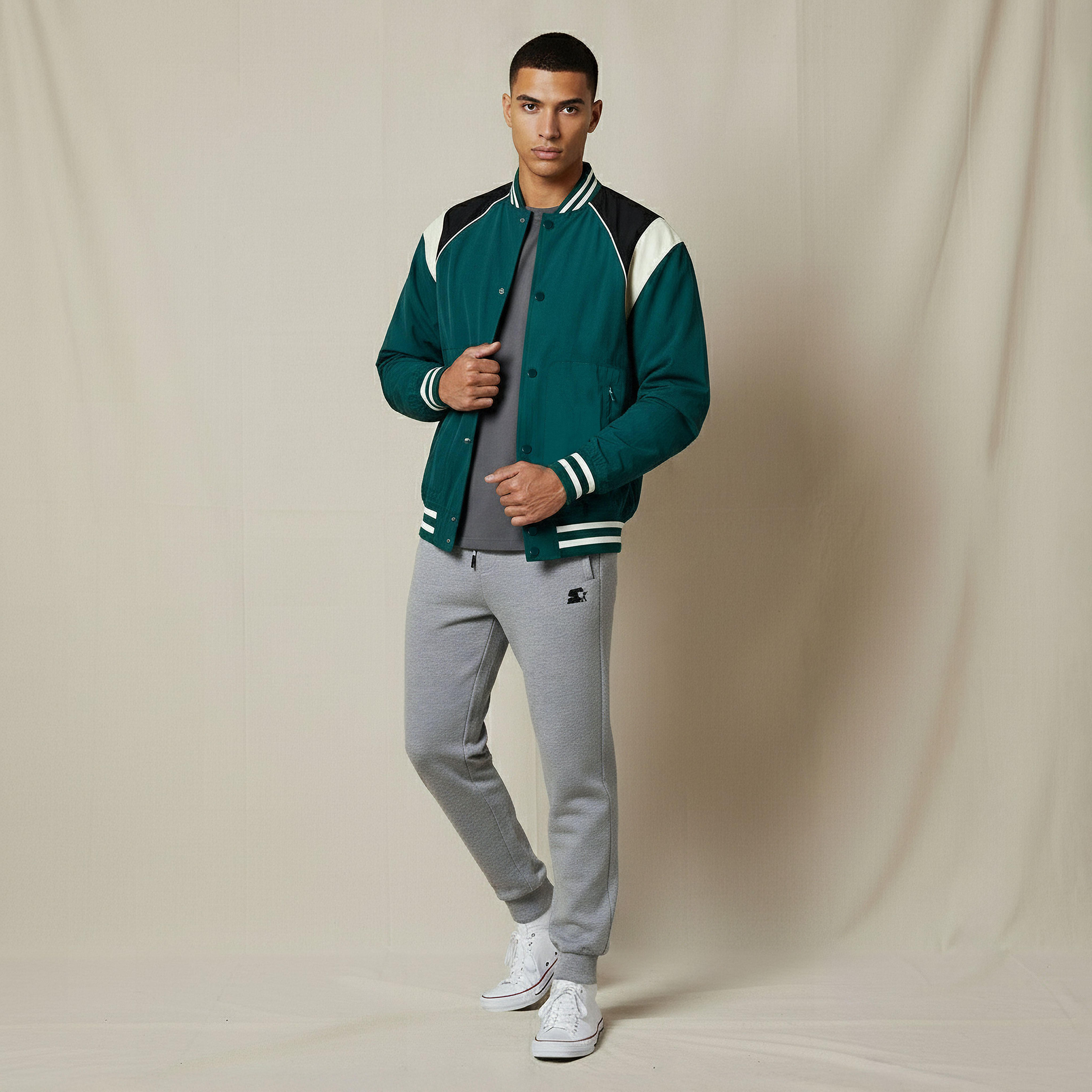 Starter Men Regular Fit Colourblock Jacket-men-clothing-jacketsandblazers-jackets-image-2