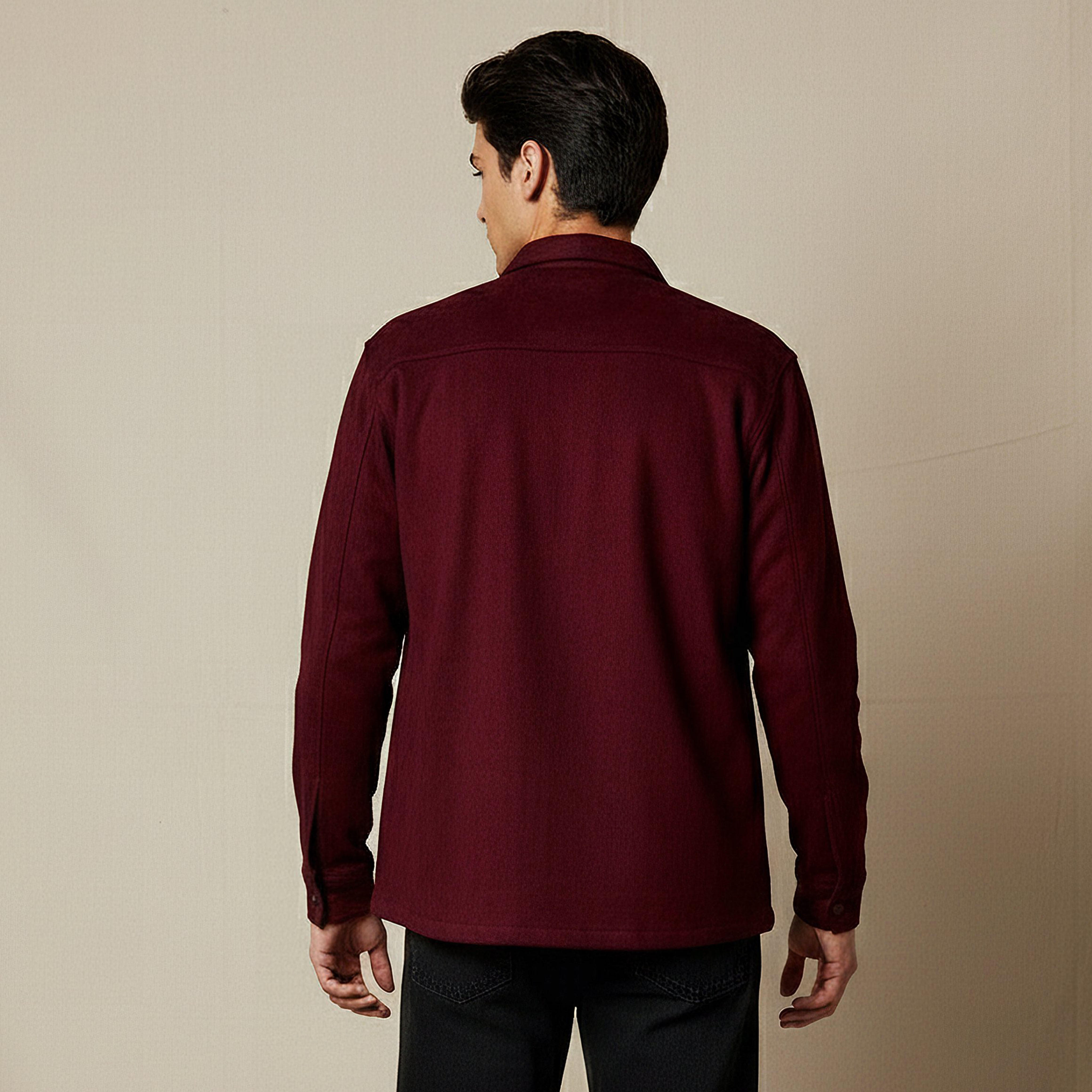 Men Regular Fit Suede Shacket-men-clothing-jacketsandblazers-jackets-image-3