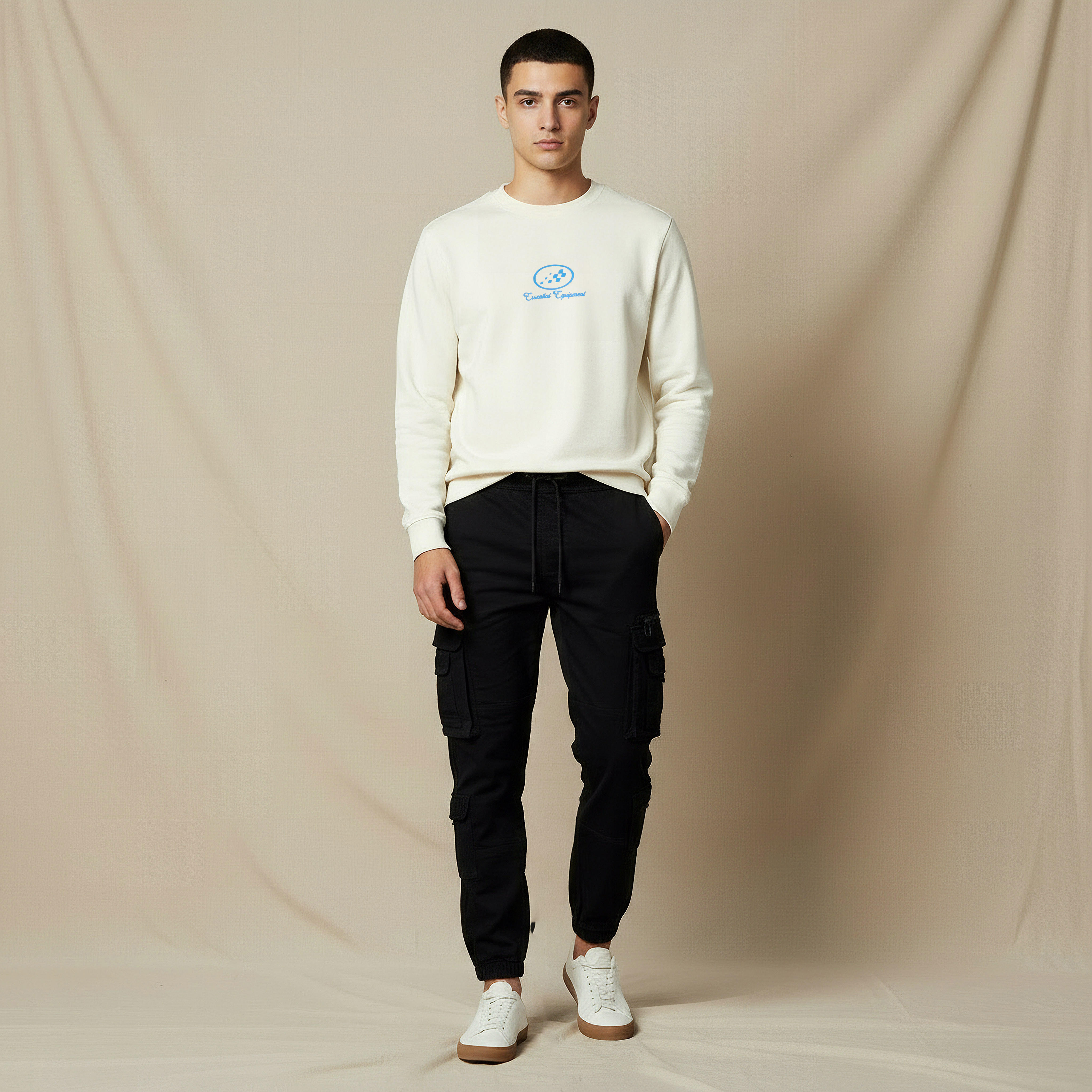 بنطلون رجالي كارجو بقصة عادية-men-clothing-bottoms-trousersandchinos-trousers-image-3