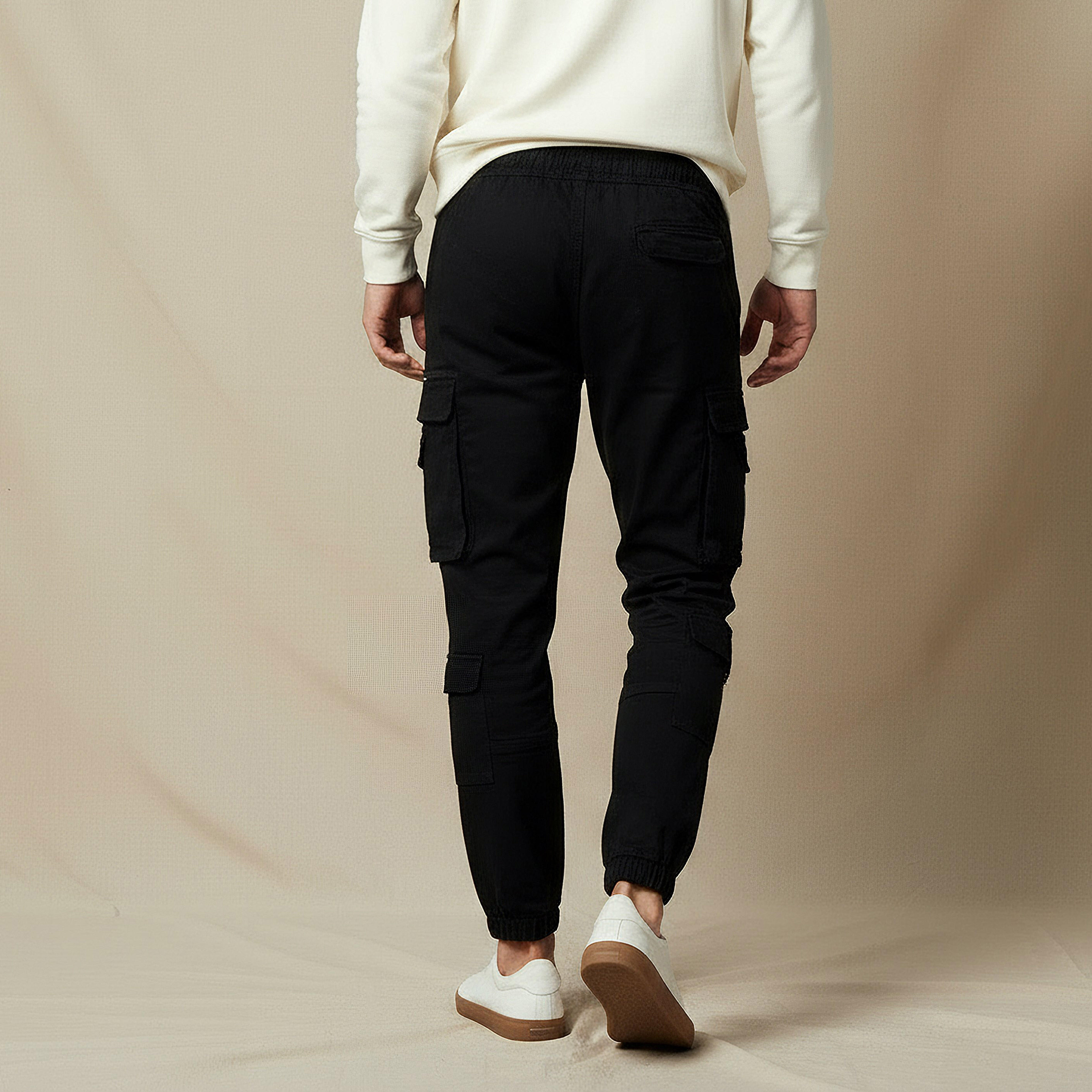 بنطلون رجالي كارجو بقصة عادية-men-clothing-bottoms-trousersandchinos-trousers-image-2