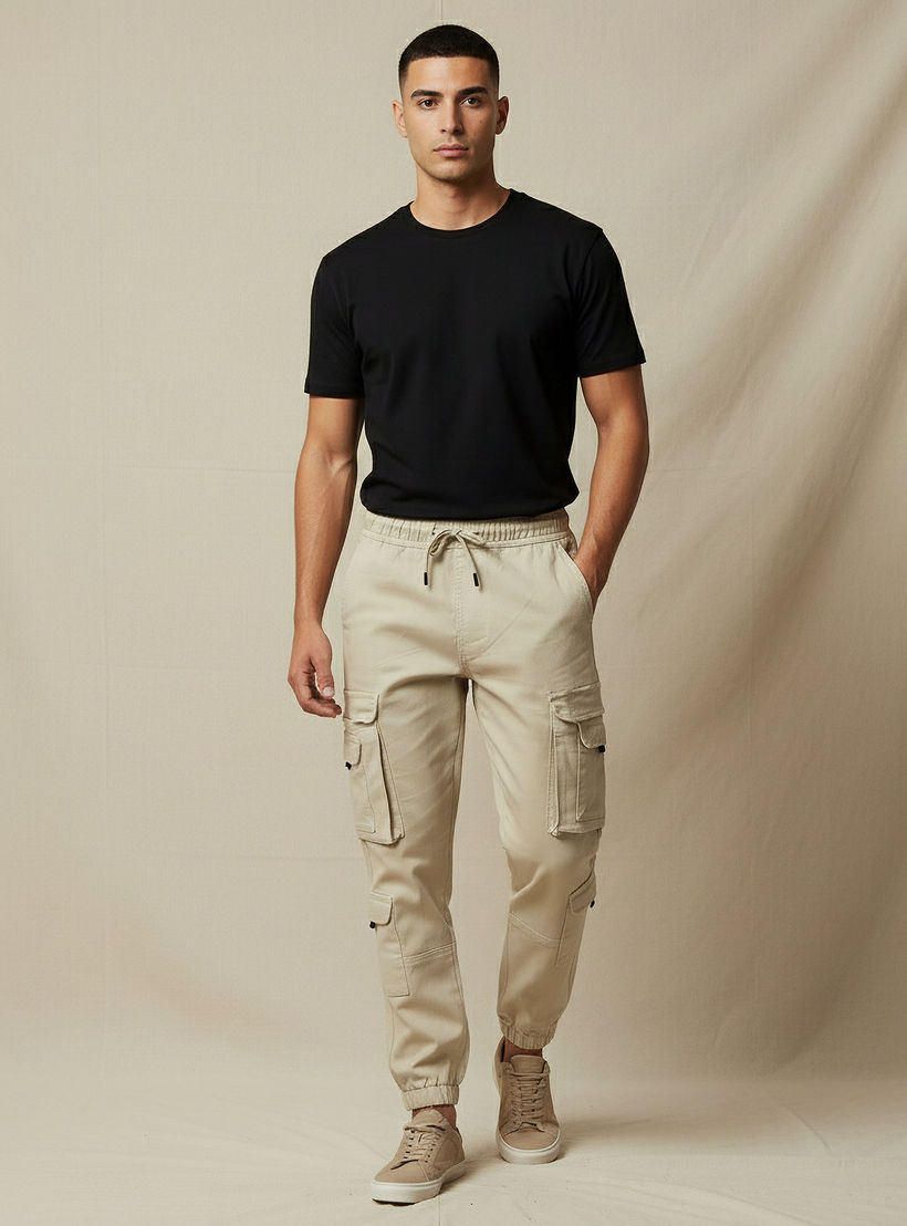 بنطلون رجالي كارجو بقصة عادية-men-clothing-bottoms-trousersandchinos-trousers-image-3