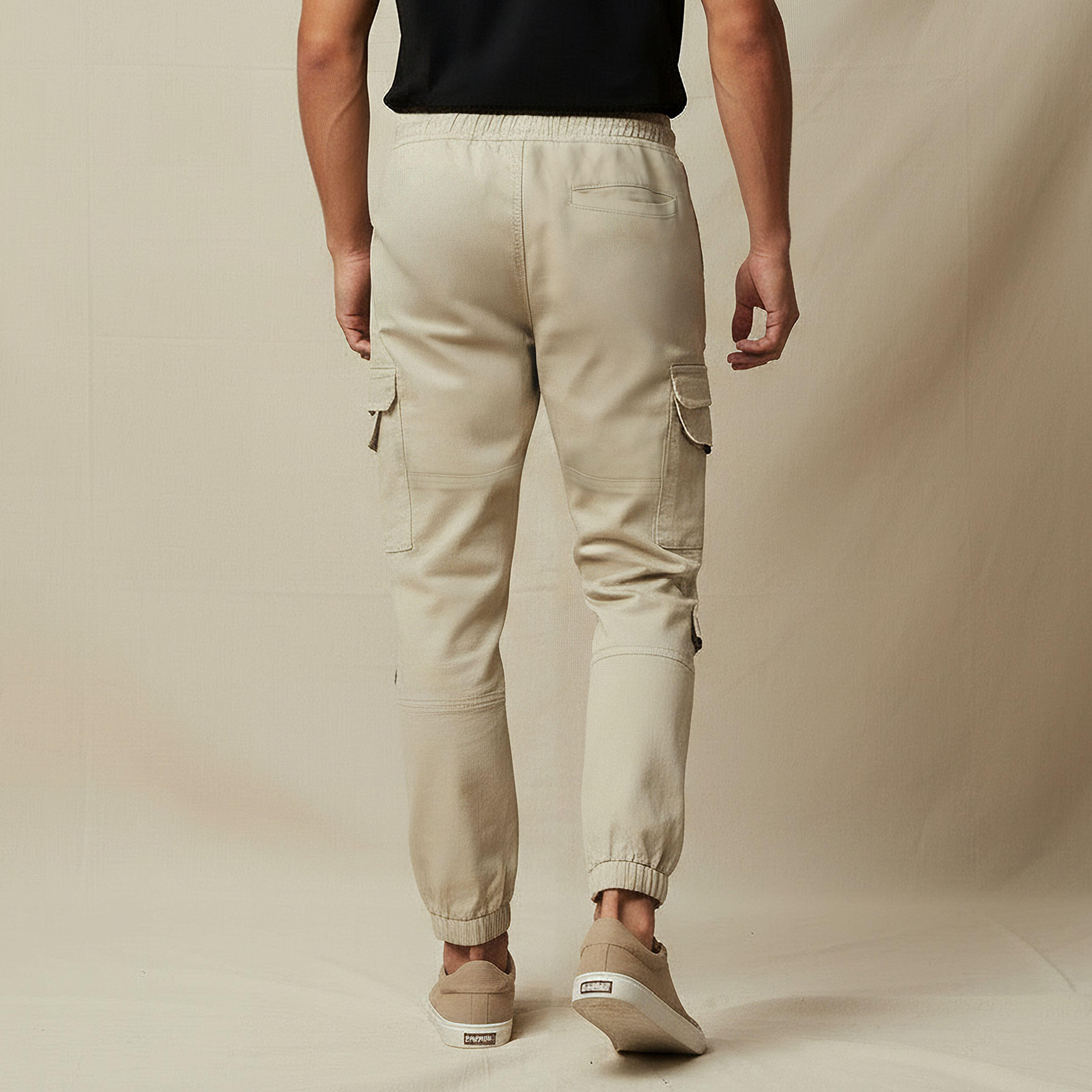 Men Regular Fit Cargo Trousers-men-clothing-bottoms-trousersandchinos-trousers-image-4