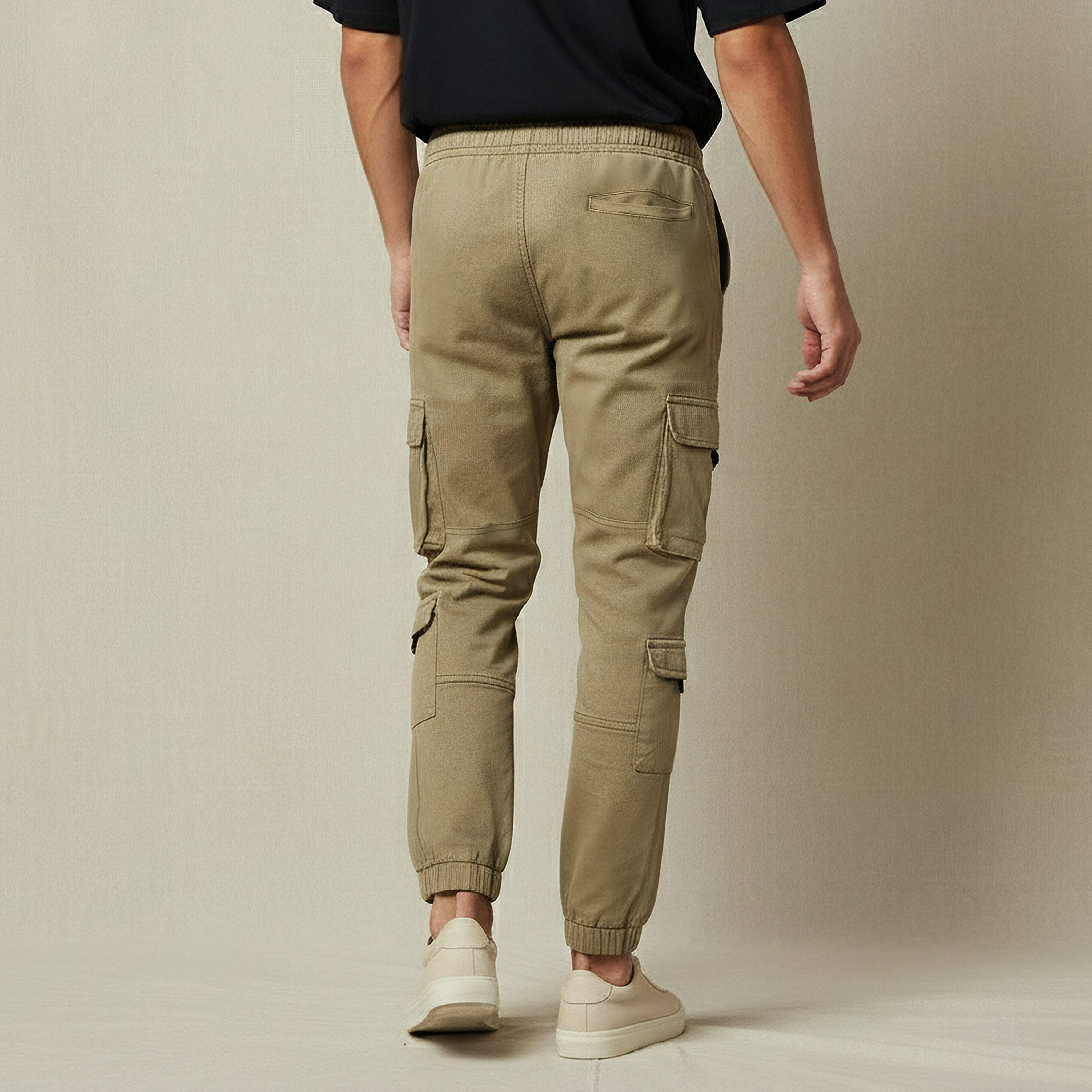 بنطلون رجالي كارجو بقصة عادية-men-clothing-bottoms-trousersandchinos-trousers-image-2