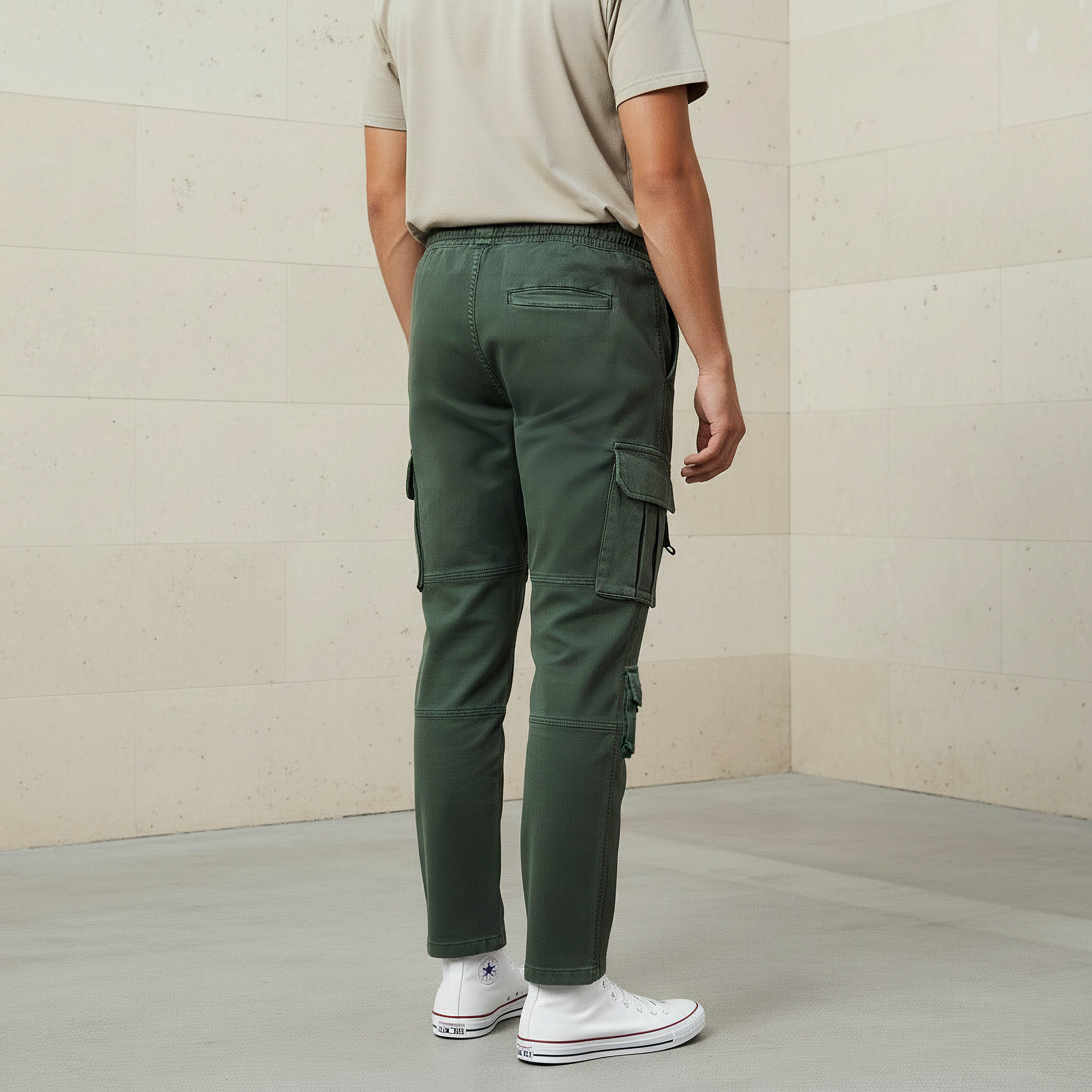 Men Regular Fit Cargo Trousers-men-clothing-bottoms-joggers-image-3