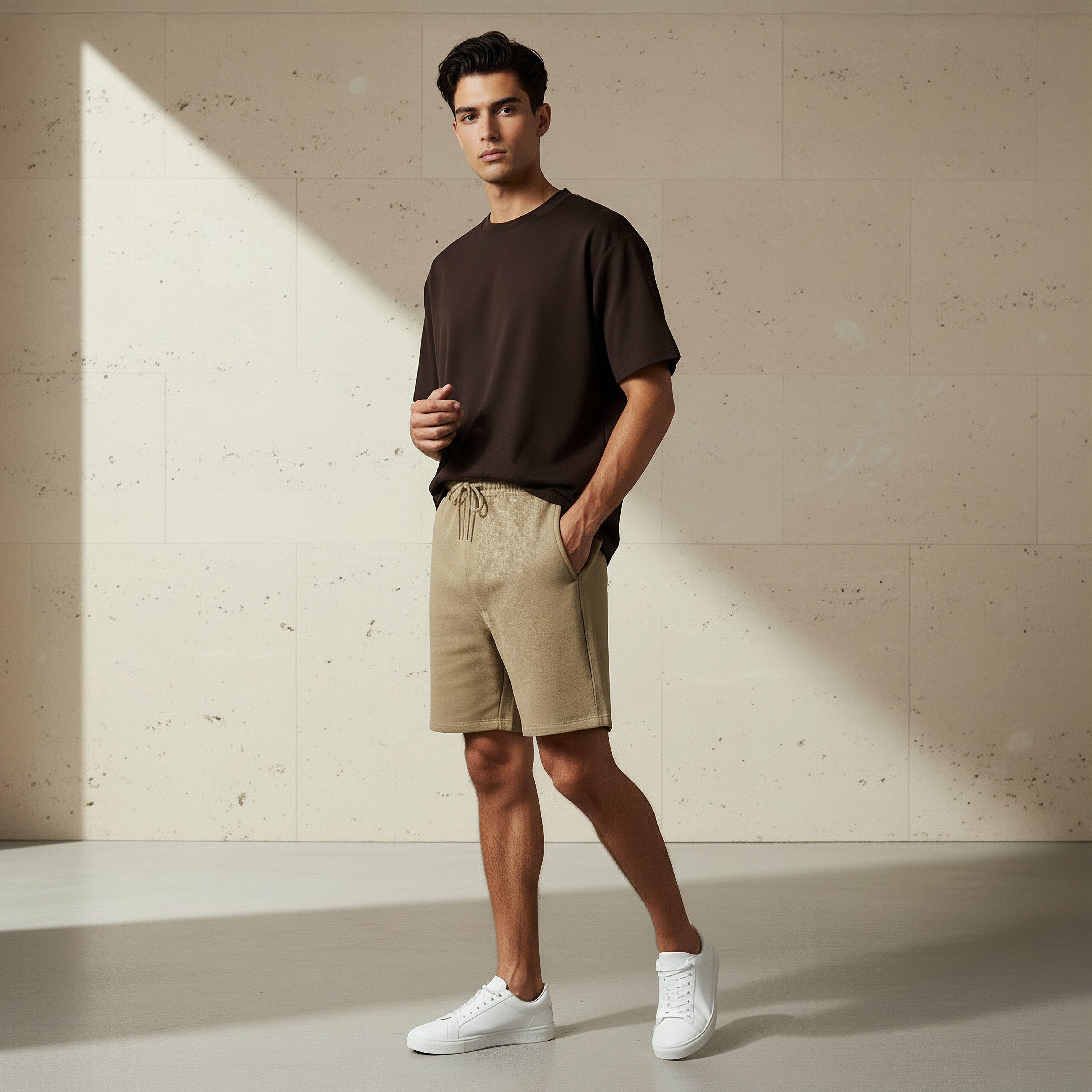 Men Regular Fit Shorts-men-clothing-bottoms-shorts-image-2