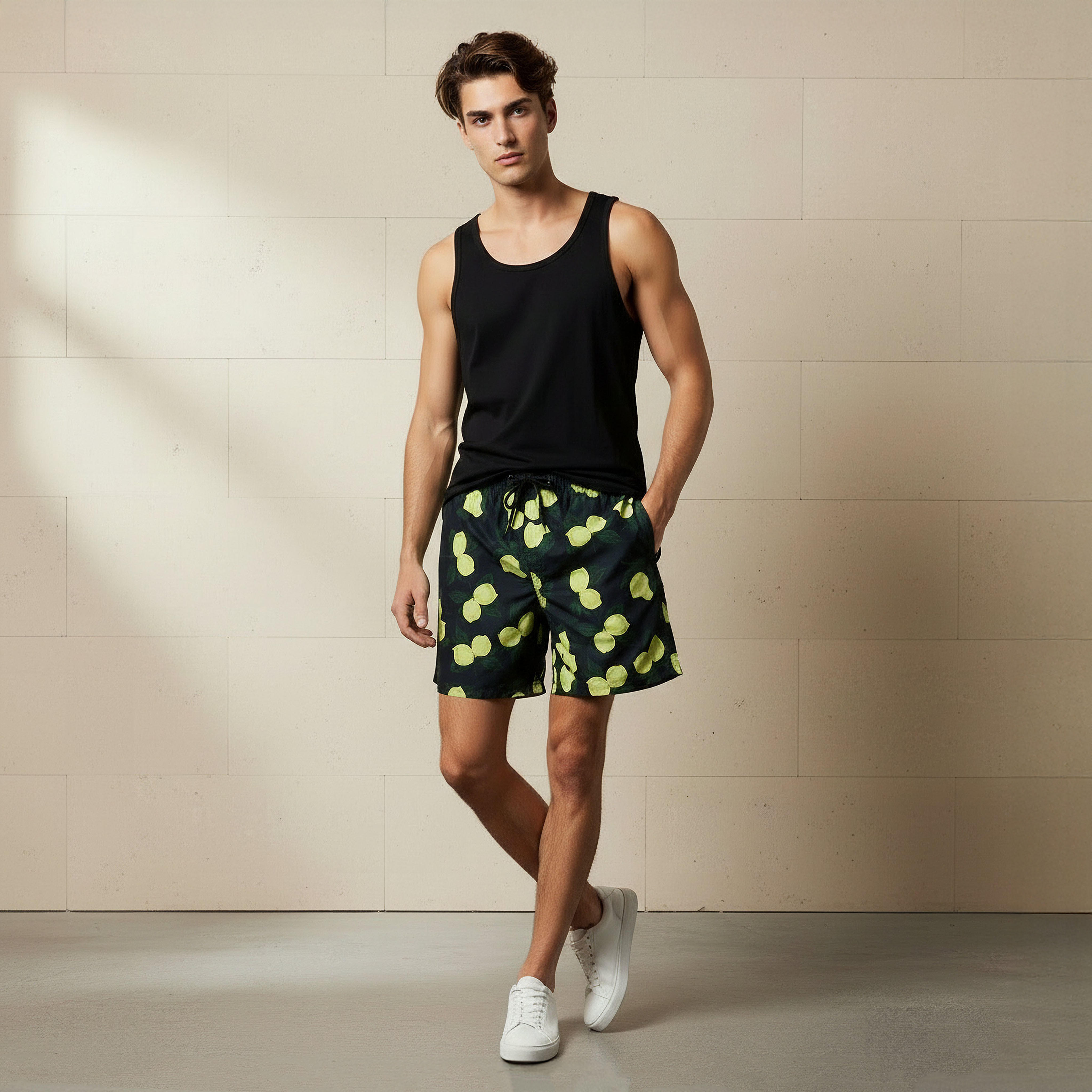 شورت سباحة رجالي بطبعات-sports-men-clothing-swimwear-image-3