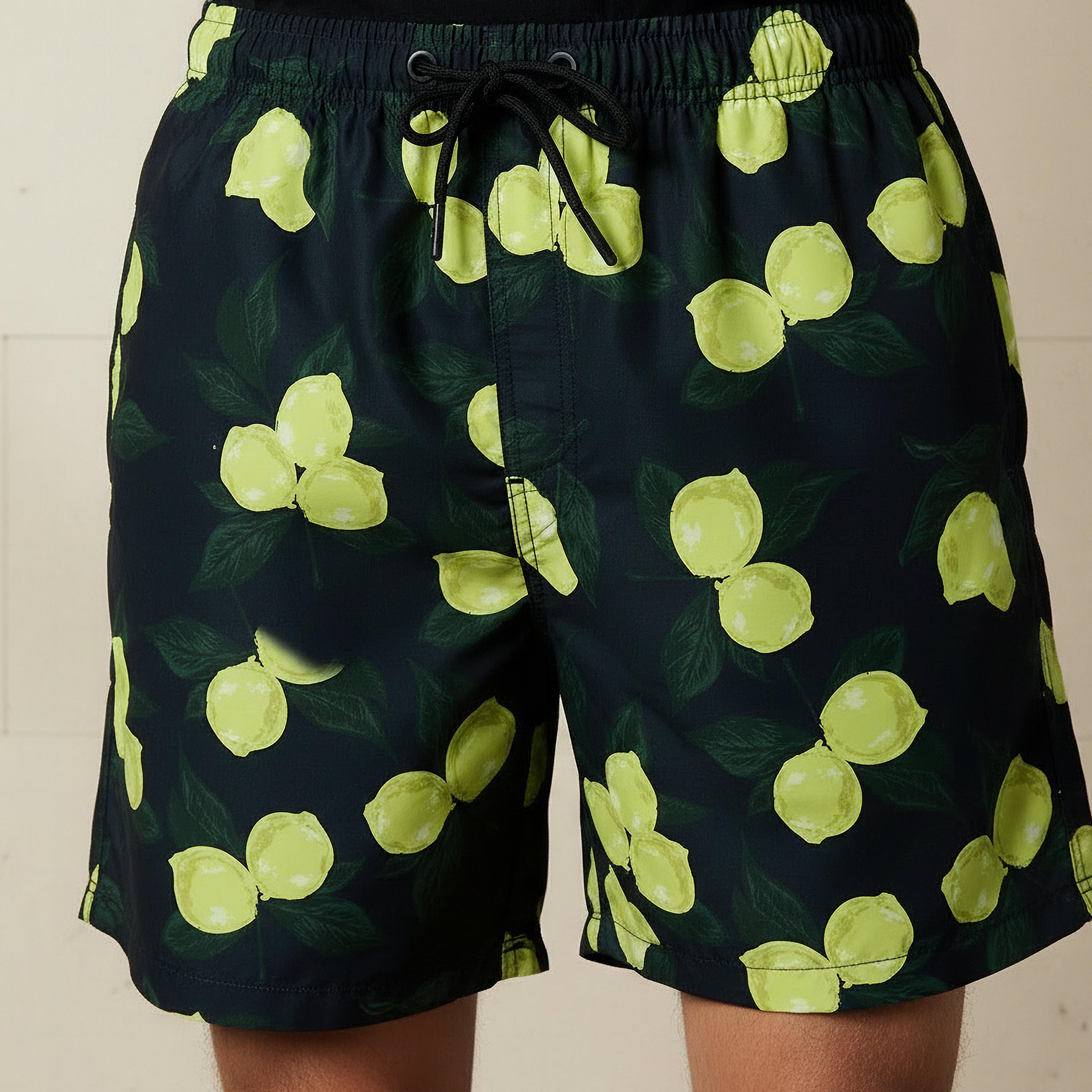 شورت سباحة رجالي بطبعات-sports-men-clothing-swimwear-image-1