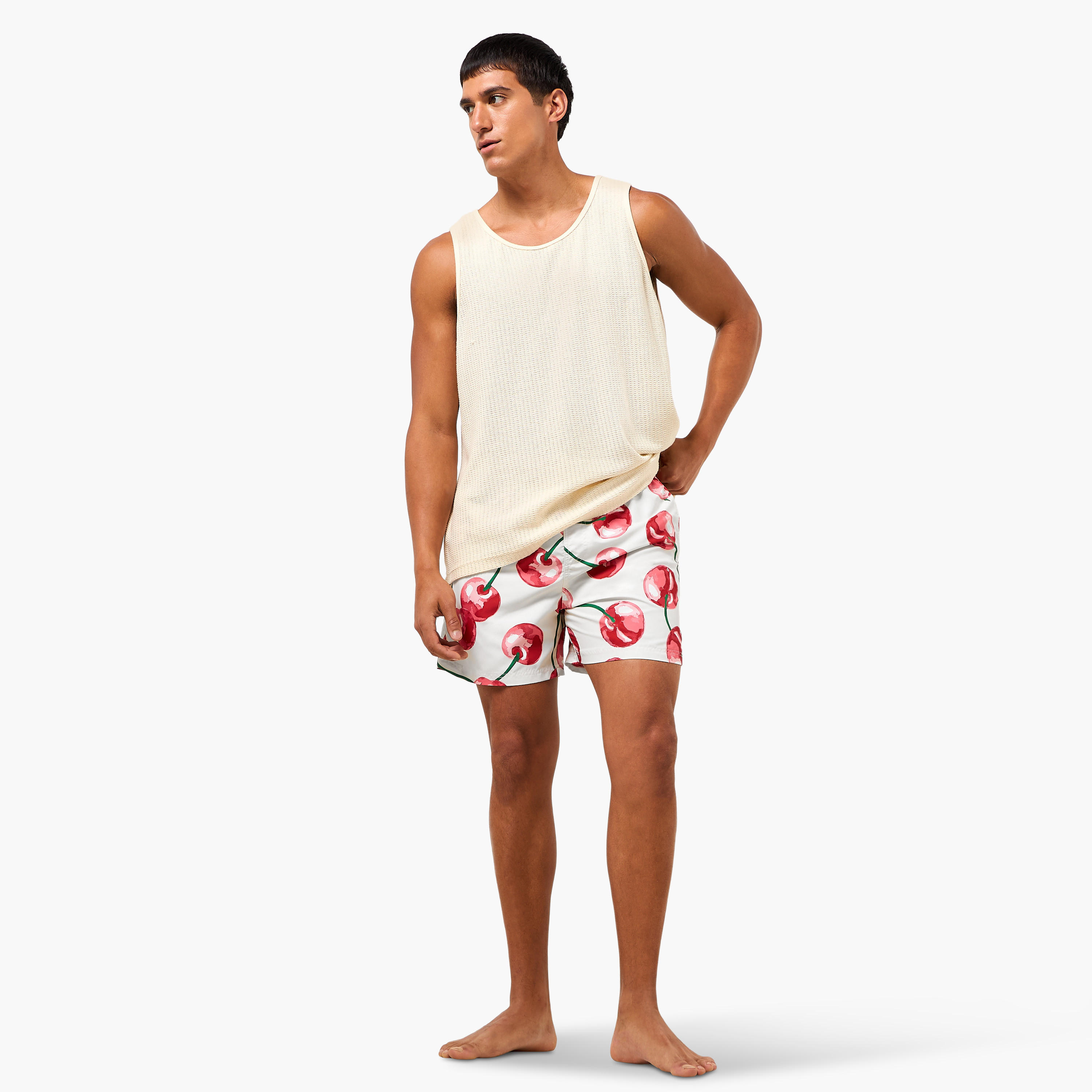 شورت سباحة بطبعات للرجال-sports-men-clothing-swimwear-image-2