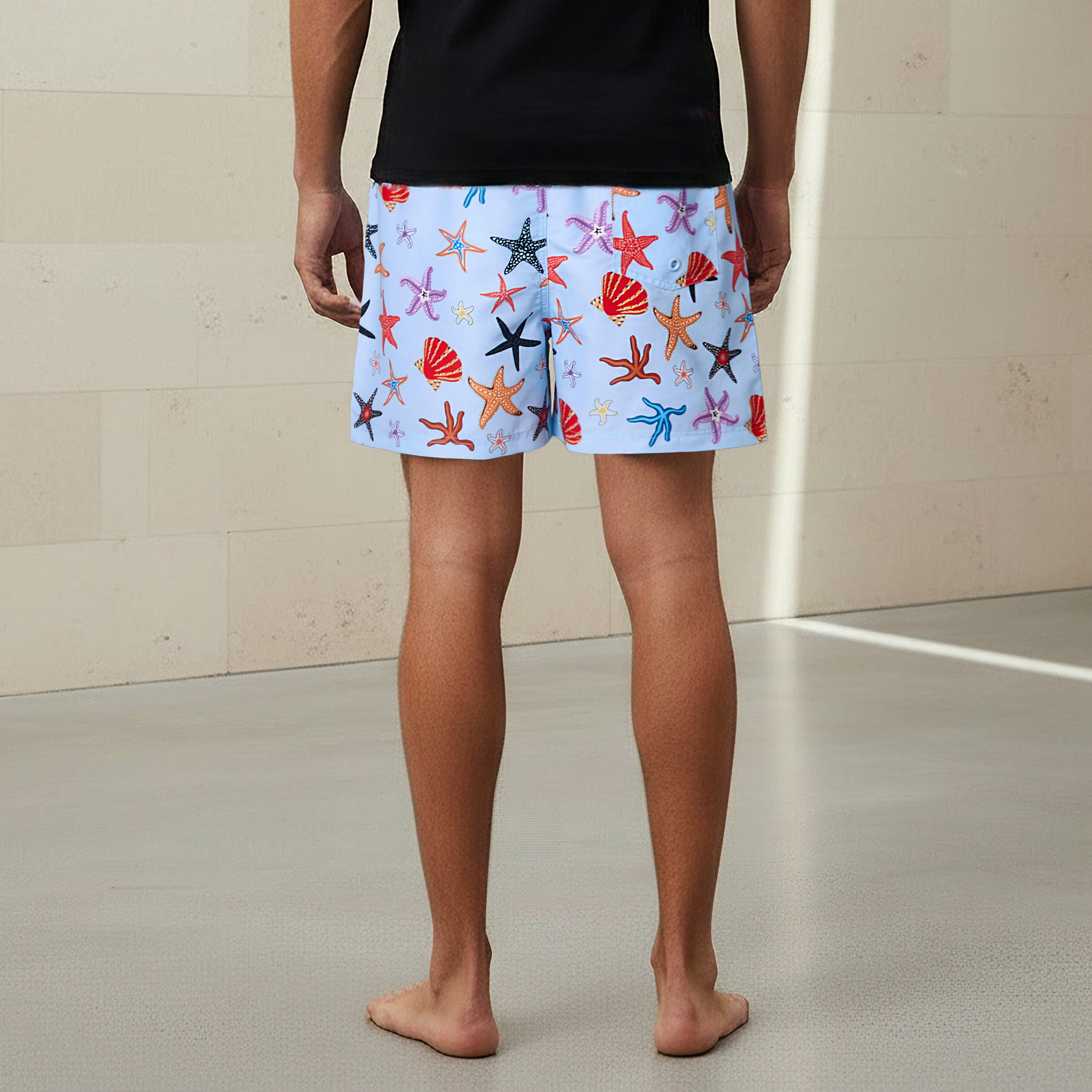 Men Underwater Print Swim Shorts-sports-men-clothing-swimwear-image-3