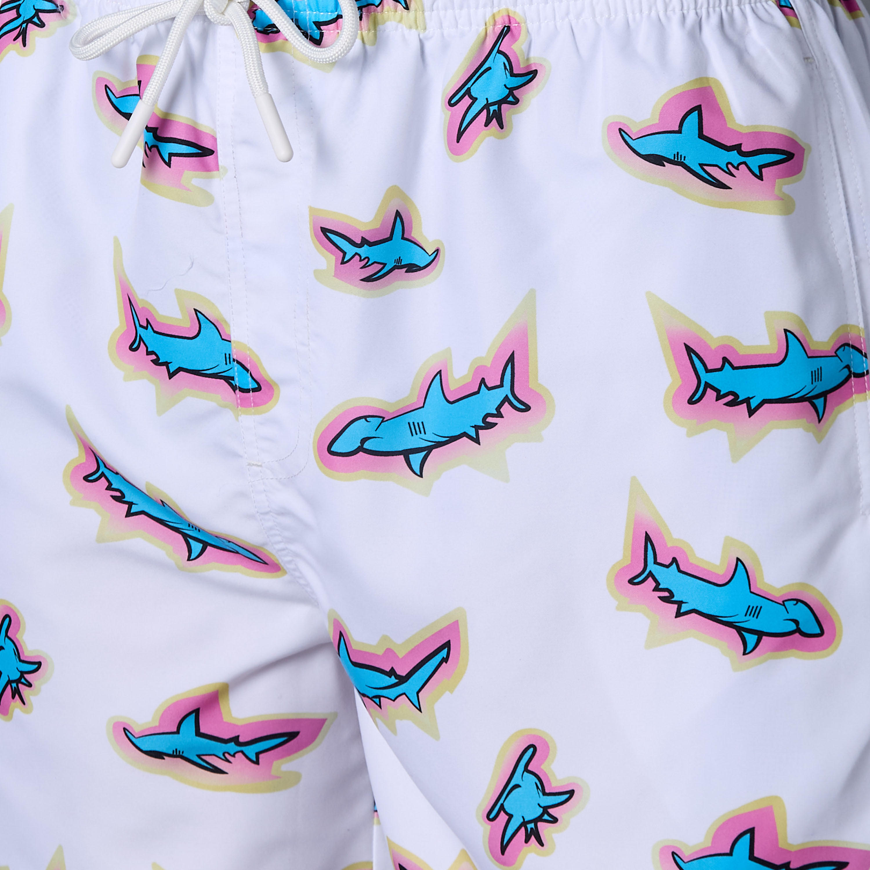 Men Shark Print Swim Shorts-sports-men-clothing-swimwear-image-4