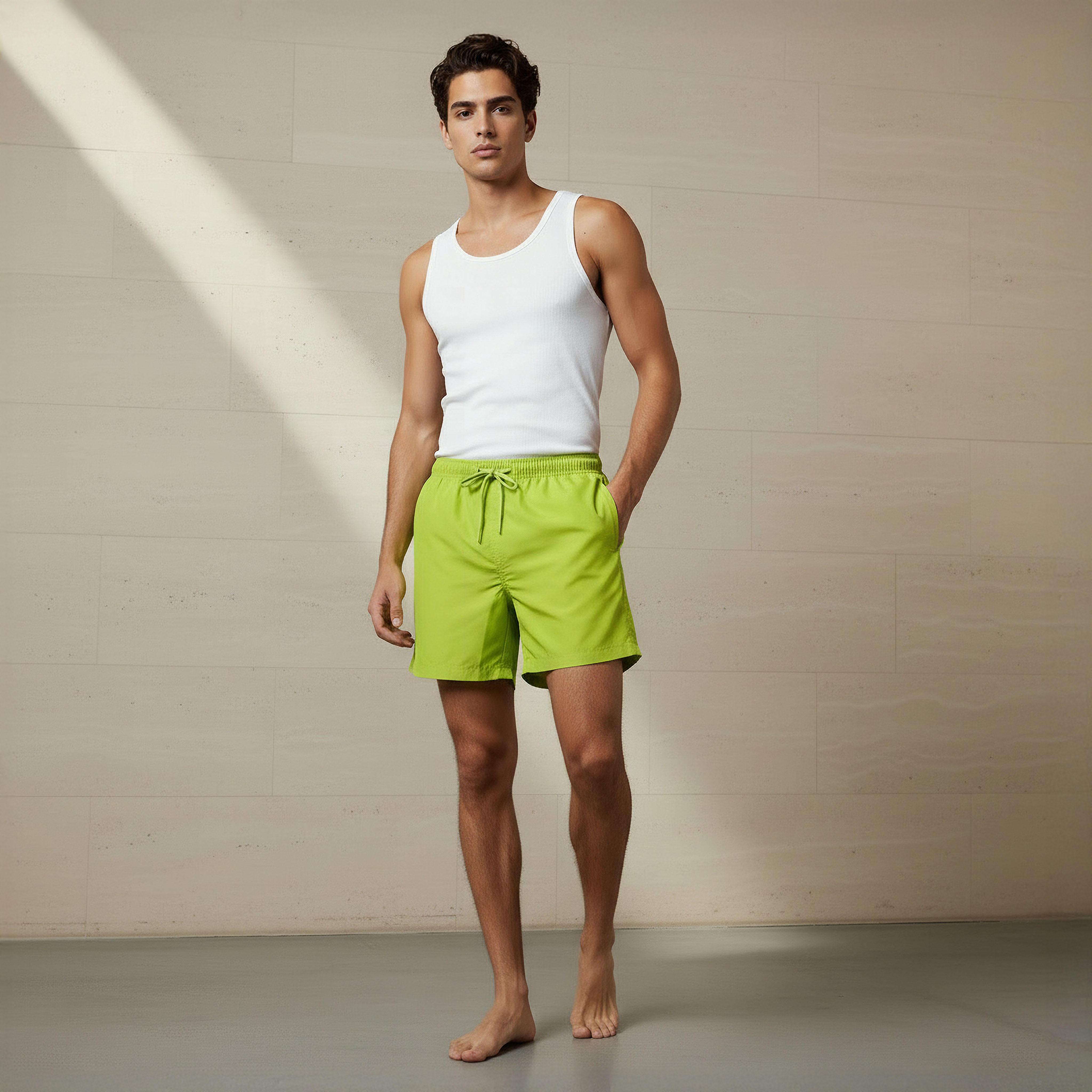 شورت سباحة برباط خصر للرجال-sports-men-clothing-swimwear-image-3