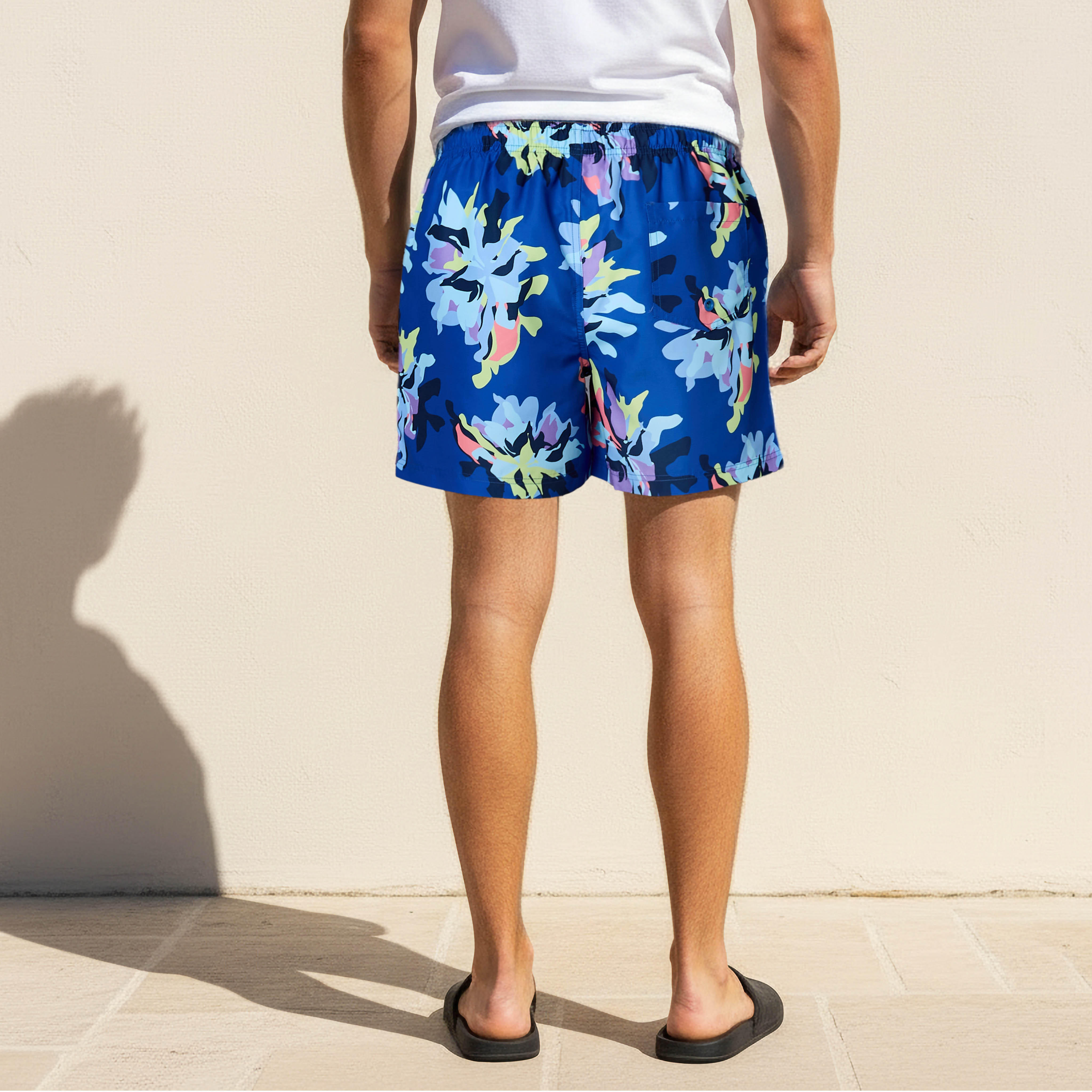 شورت سباحة رجالي بطبعة زهور-sports-men-clothing-swimwear-image-4