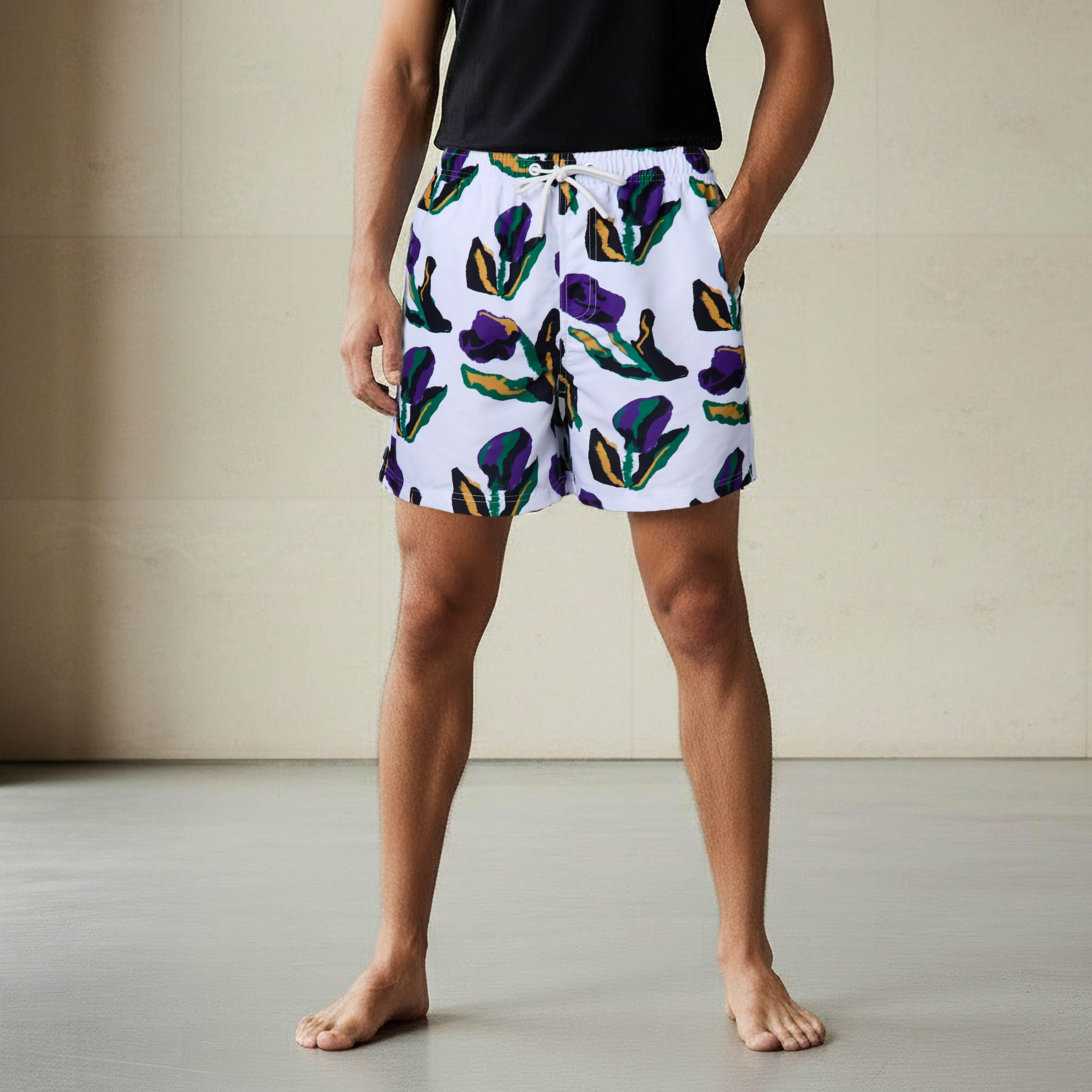 شورت سباحة رجالي بطبعات-sports-men-clothing-swimwear-image-4
