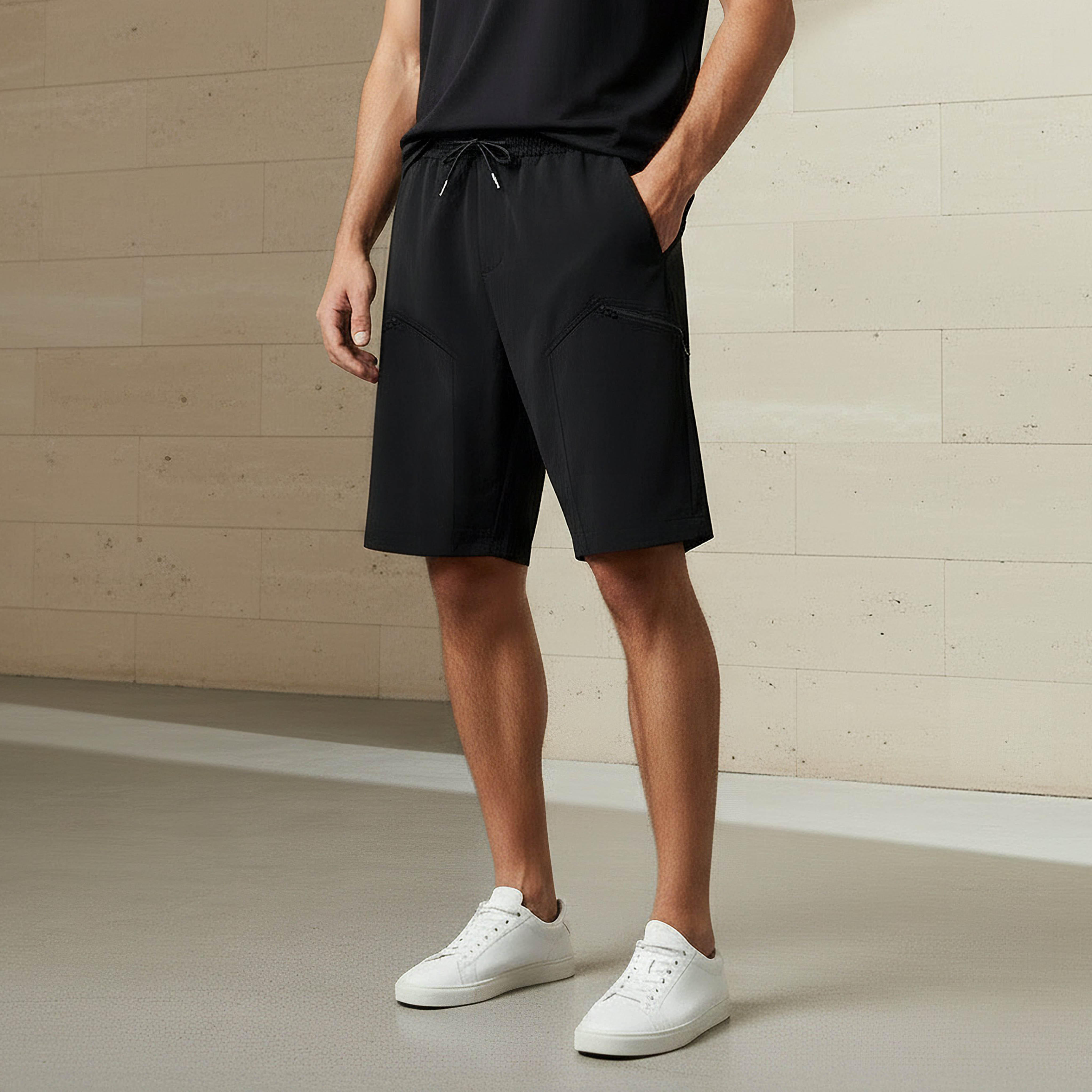Men Regular Fit Cargo Shorts-men-clothing-bottoms-shorts-image-1