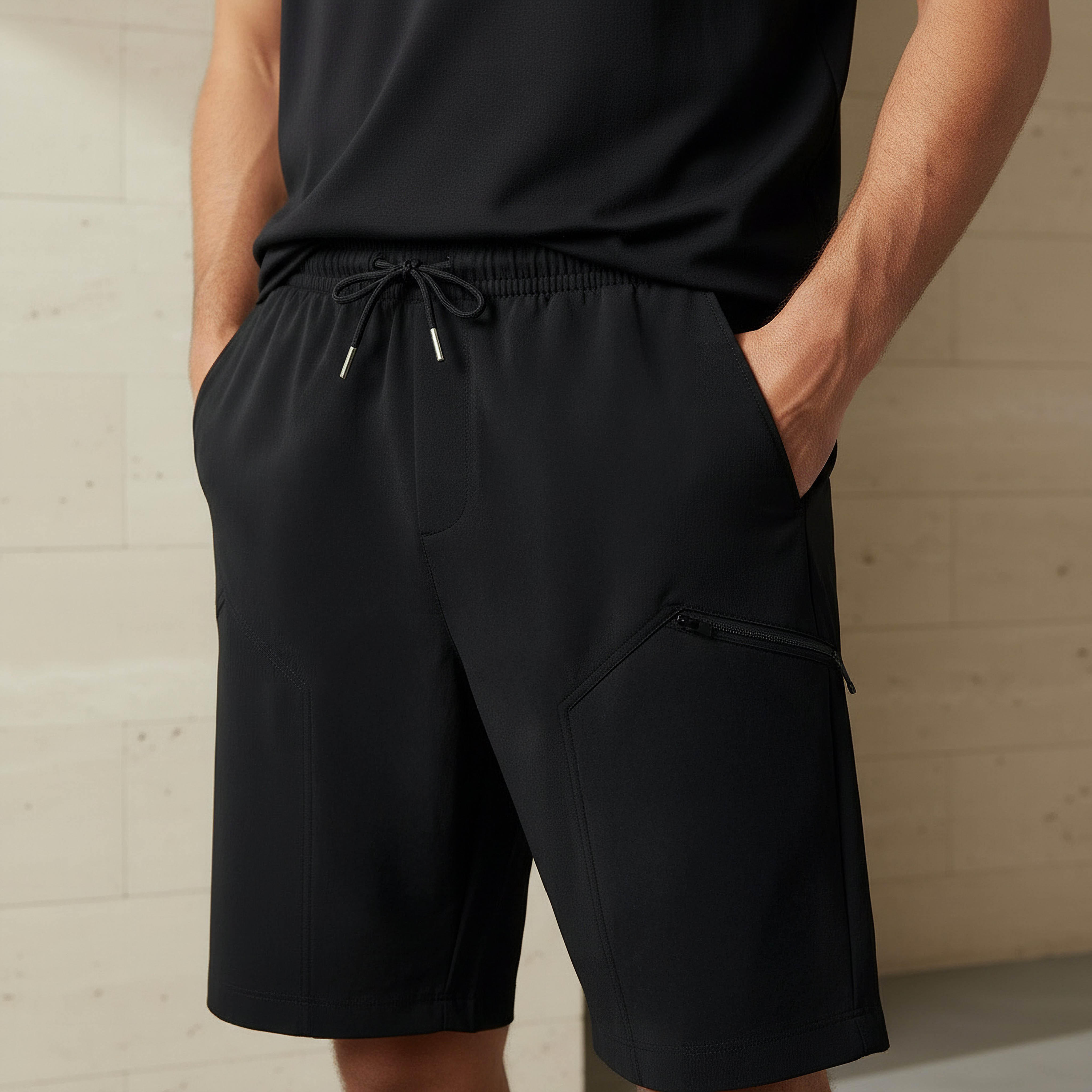 Men Regular Fit Cargo Shorts-men-clothing-bottoms-shorts-image-4
