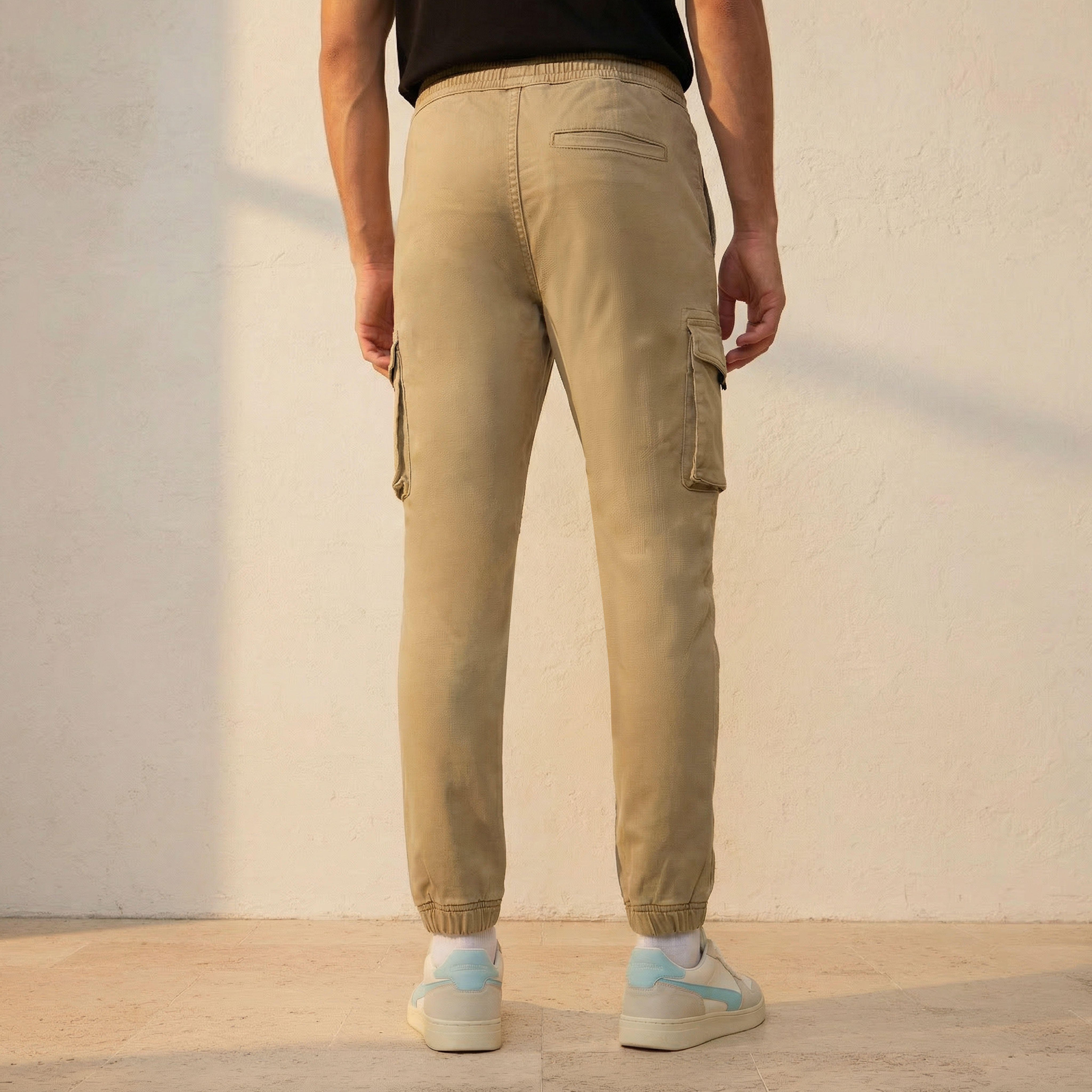 Men Regular Fit Cargo Trousers-men-clothing-bottoms-trousersandchinos-trousers-image-4