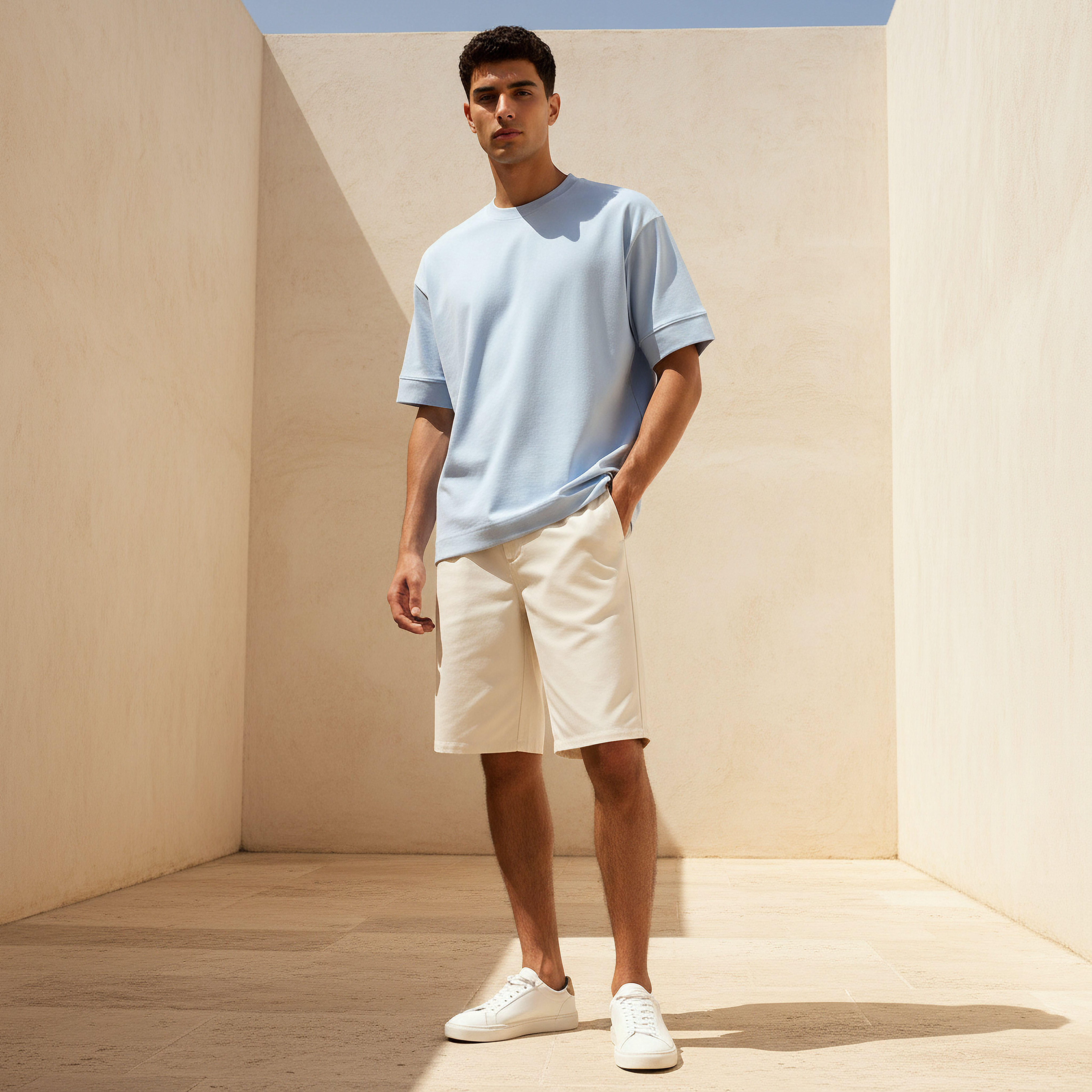 Men Boxy Crew Neck Short Sleeves T-shirt-men-clothing-tshirtsandpolos-tshirts-image-3