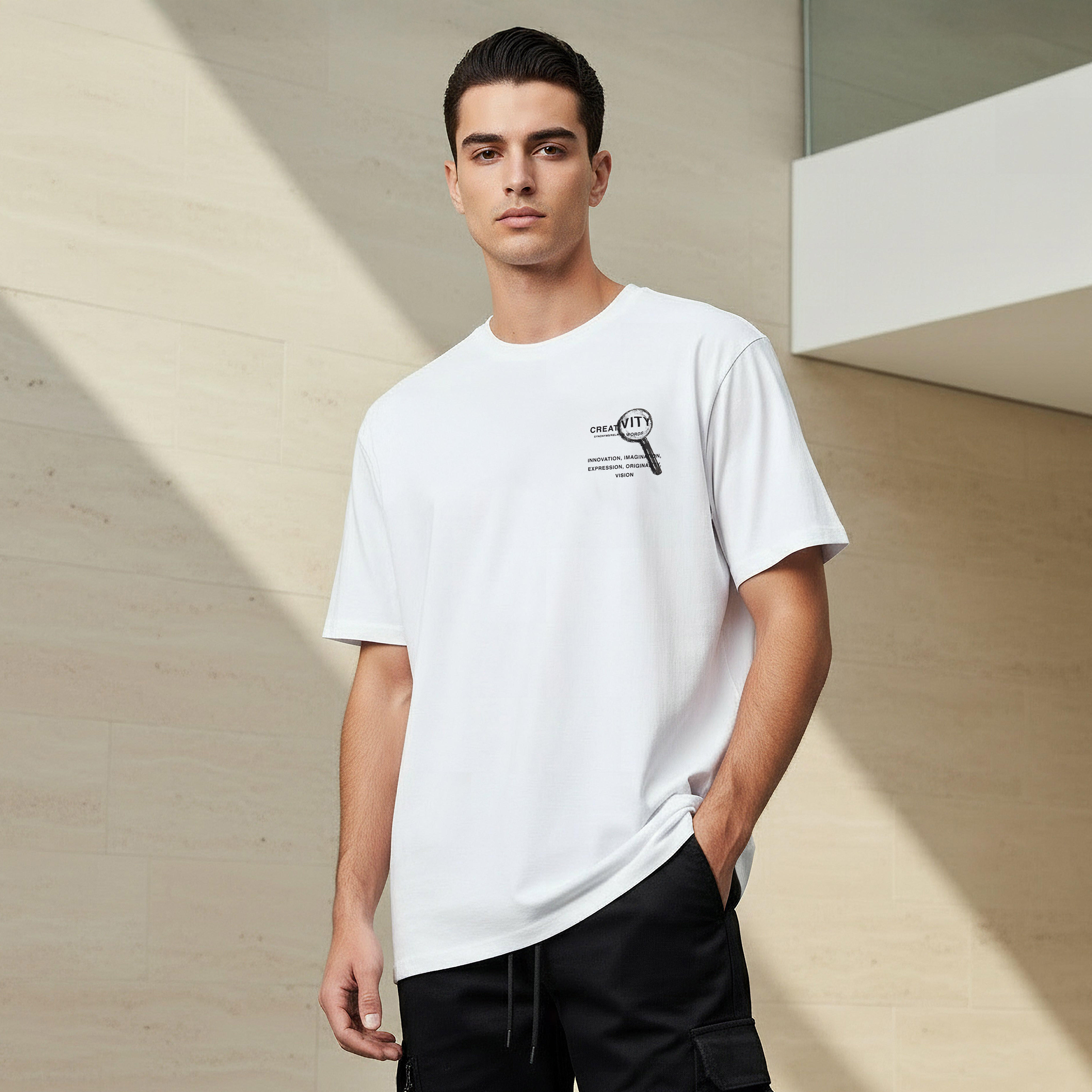Men Regular Fit Crew Neck Short Sleeve Printed T-shirt-PROMO_SP_AE_2FOR59_110625-image-1