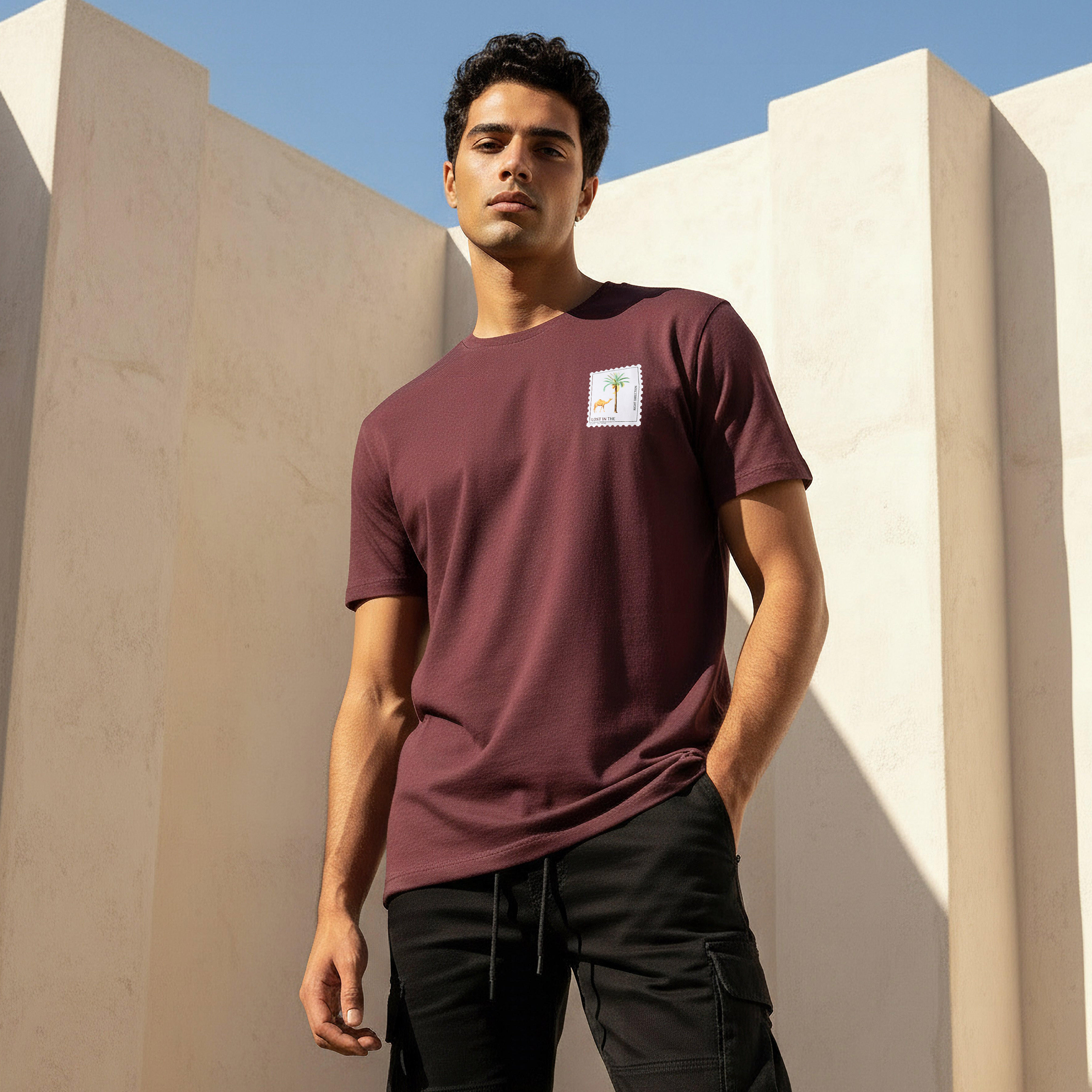 Men Regular Fit Crew Neck Short Sleeve Printed T-shirt-men-clothing-tshirtsandpolos-tshirts-image-1
